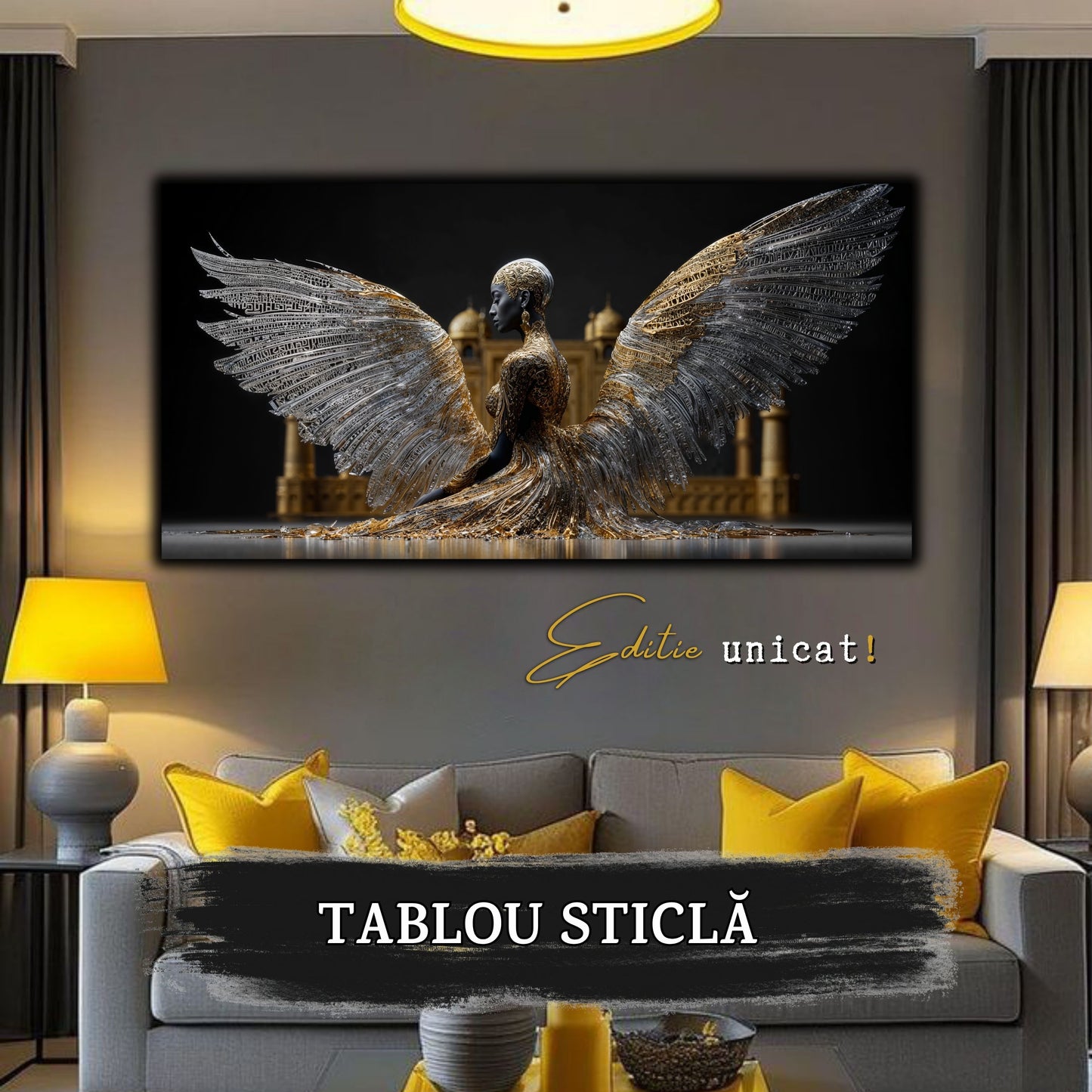 Tablou unicat pe sticla securizata - The Lost Temple - No 09