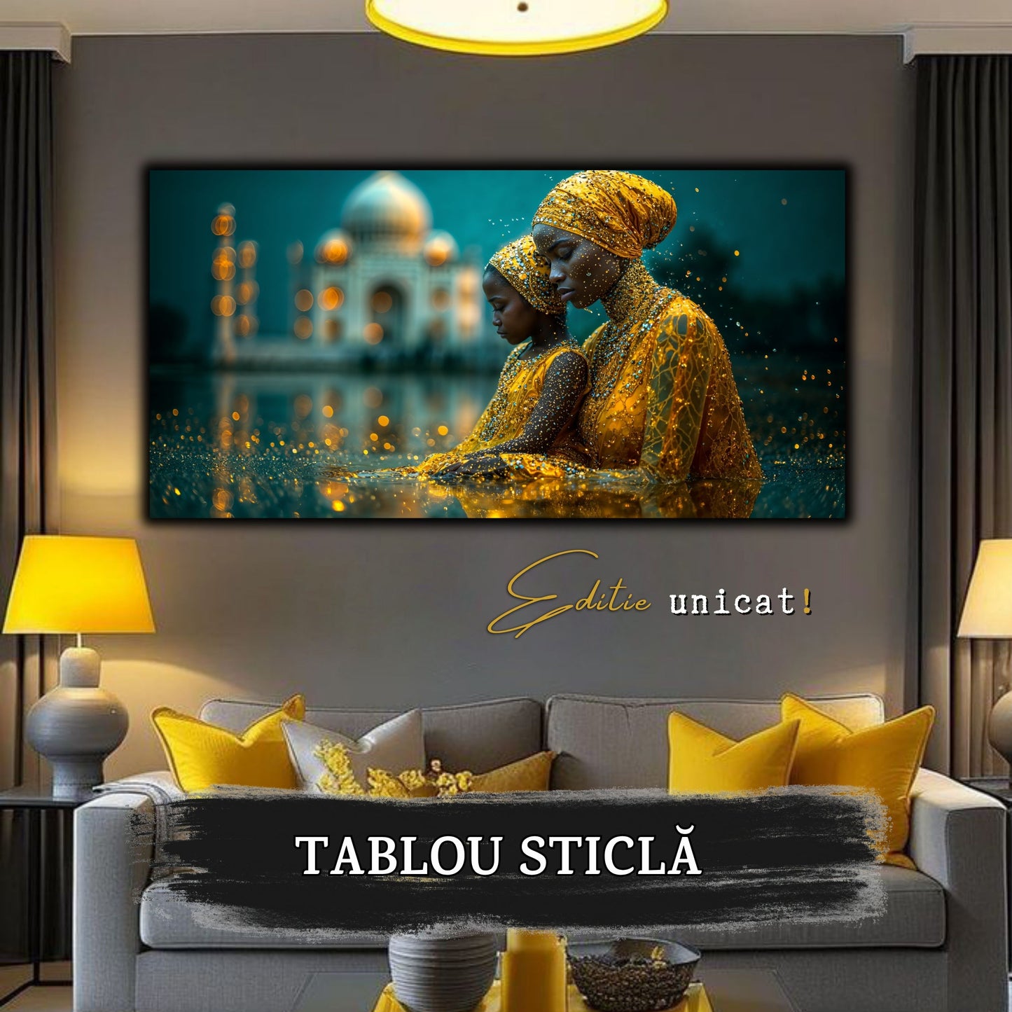Tablou unicat pe sticla securizata - The Lost Temple - No 12
