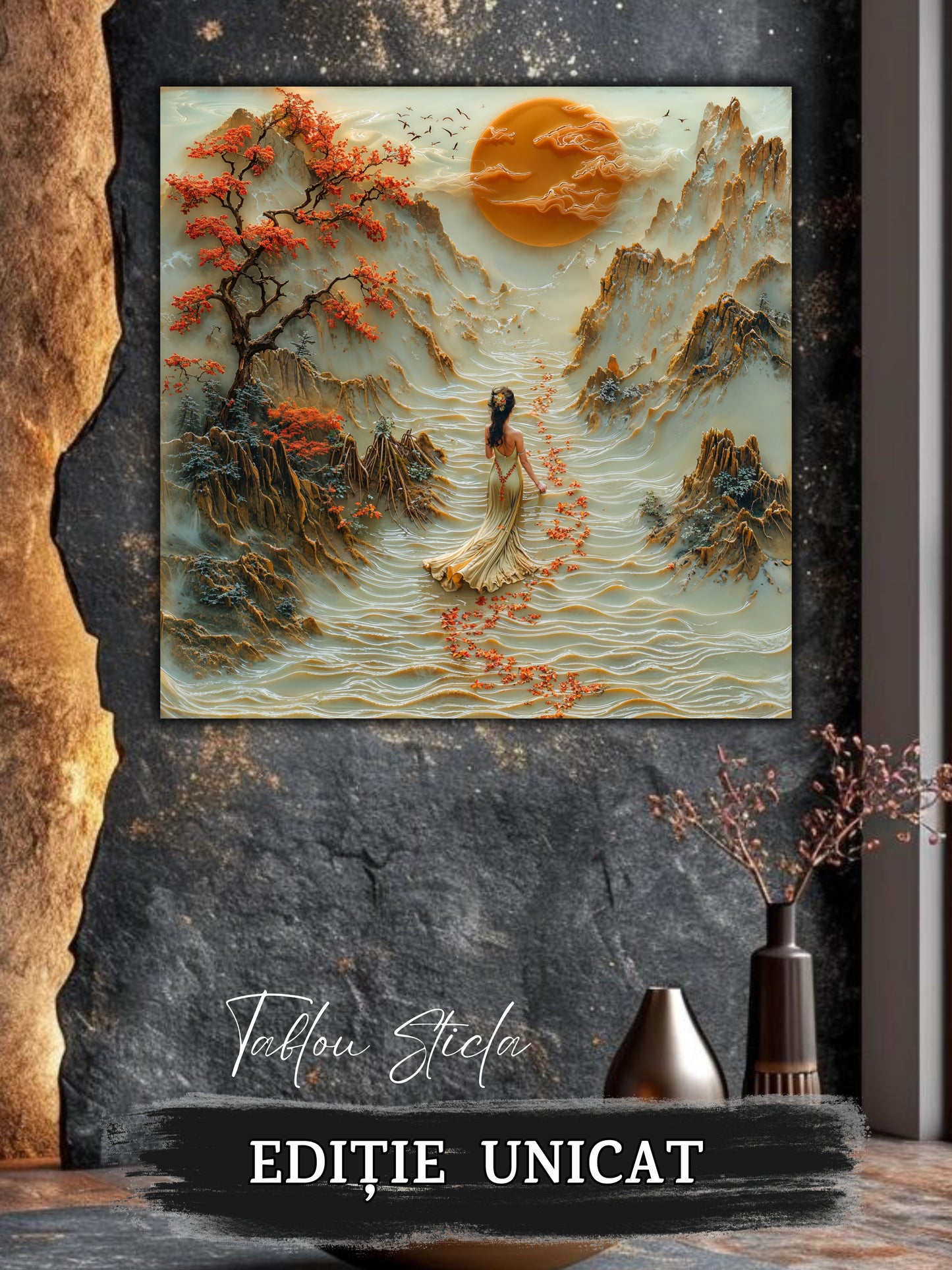 Tablou Sticla - Silk Road - 07