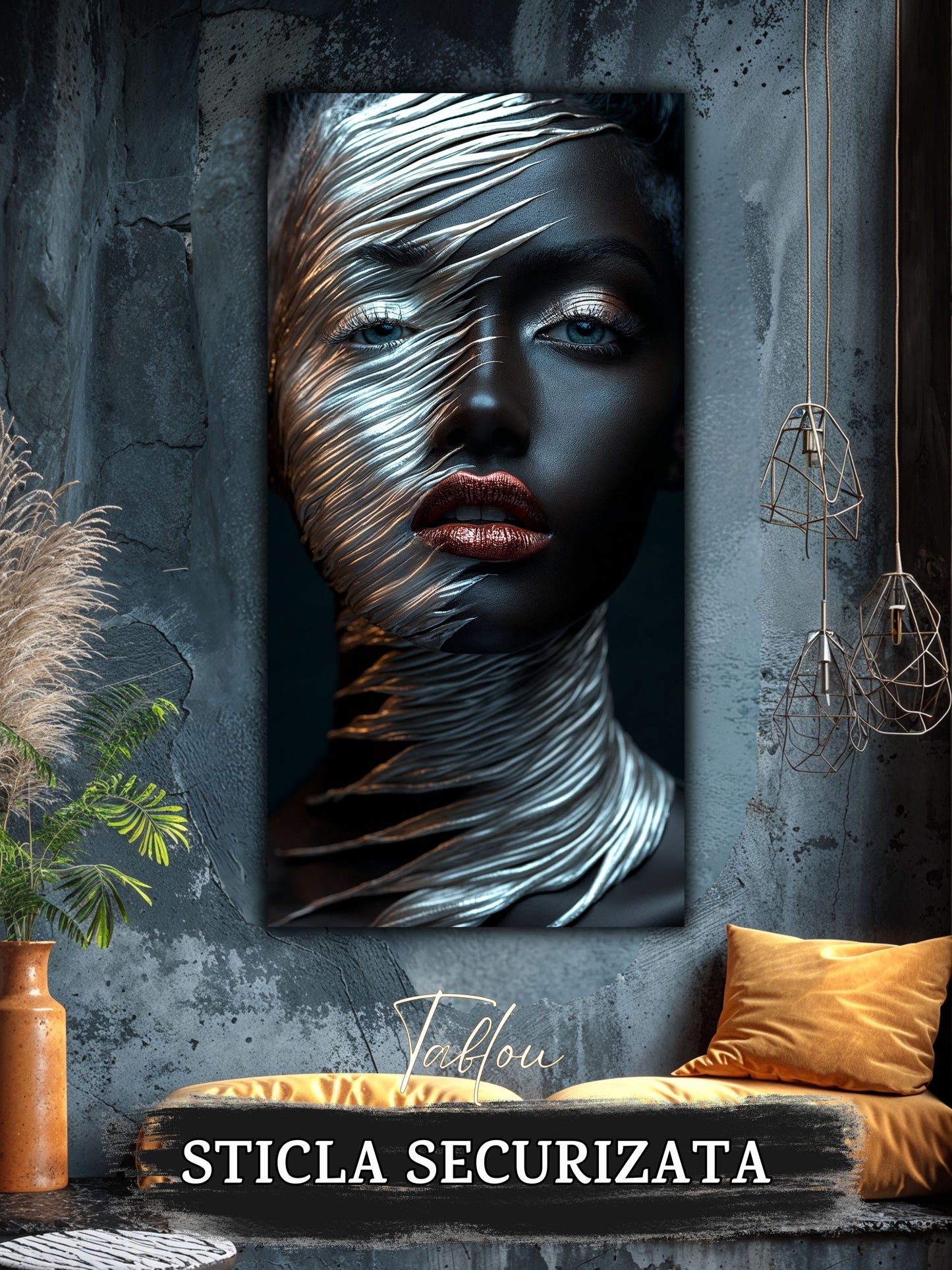 Innerverse - Tablou Sticla - Unicat - no26
