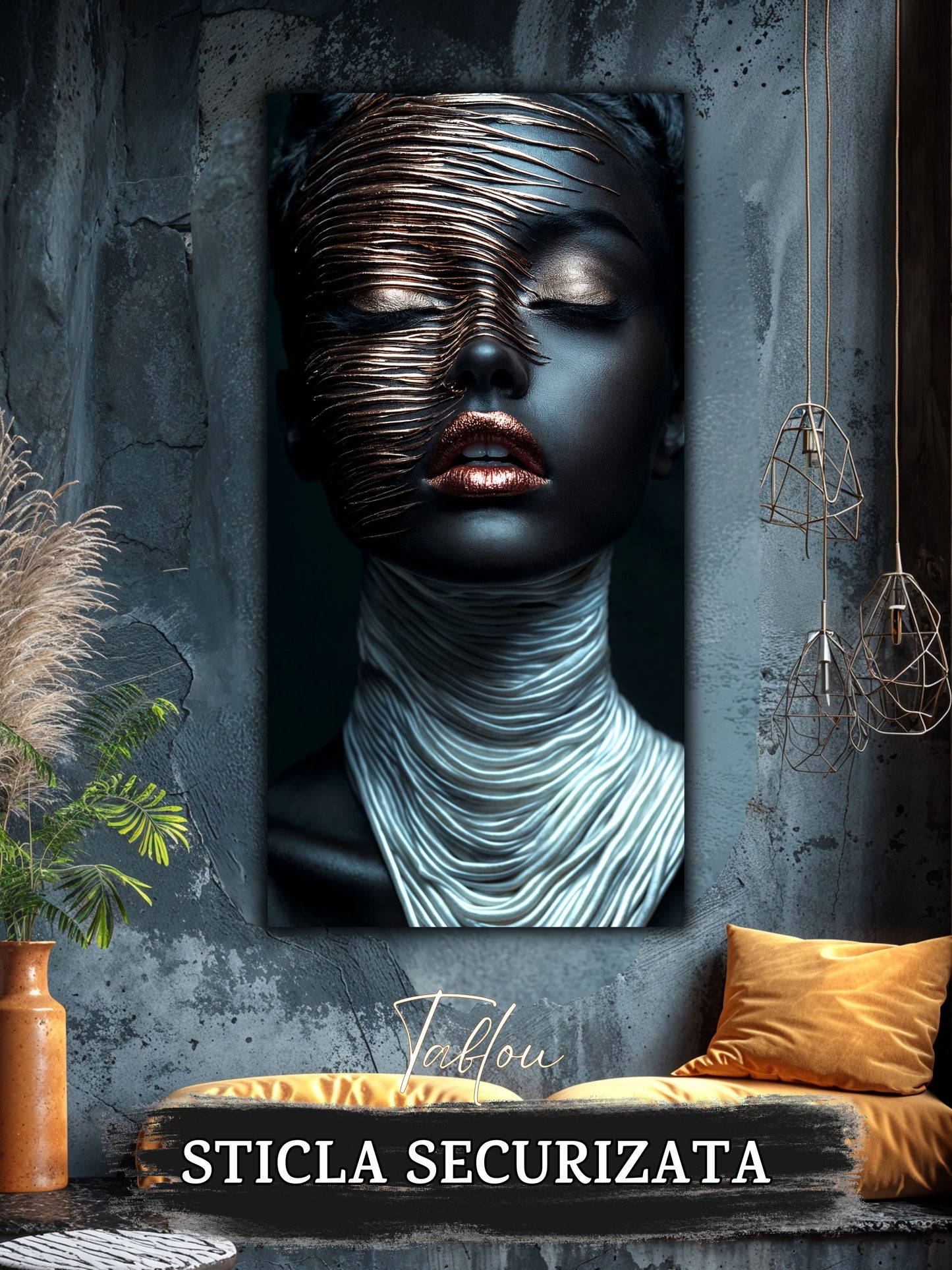 Innerverse - Tablou Sticla - Unicat - no25