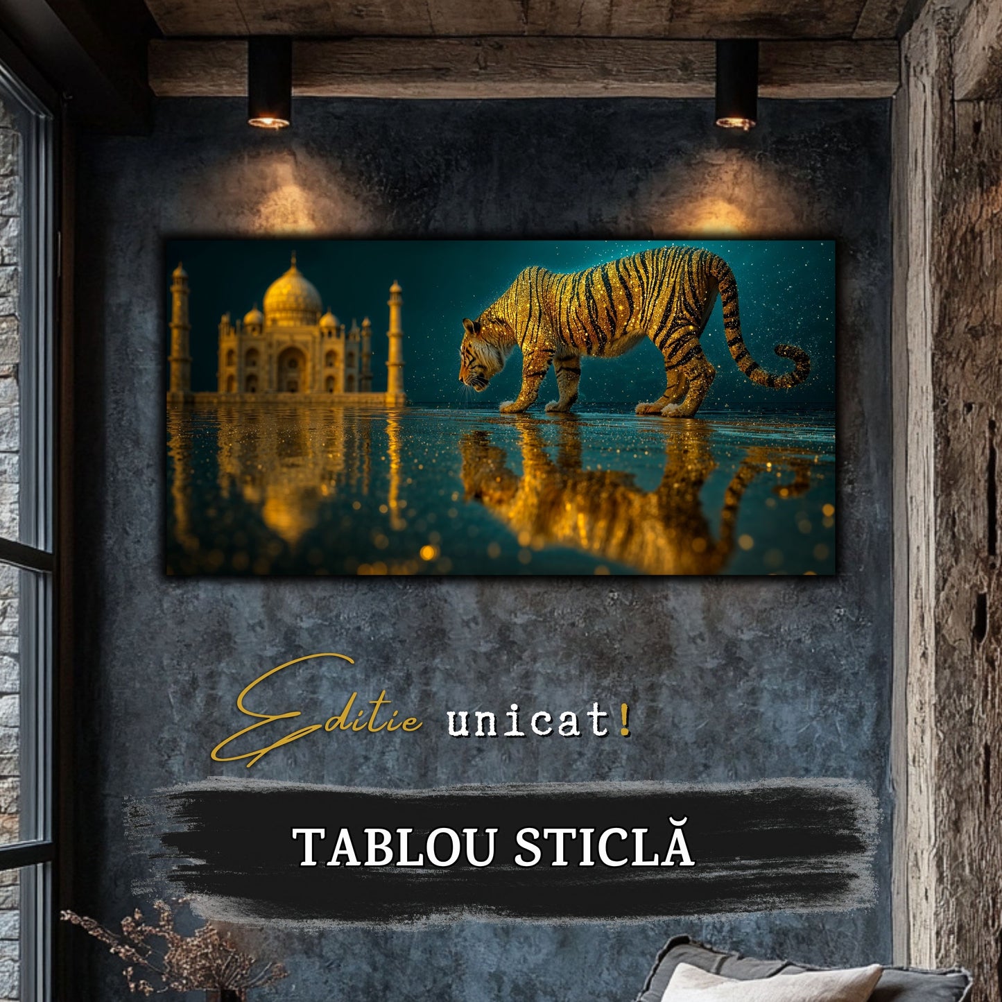 Tablou unicat pe sticla securizata - The Lost Temple - No 15