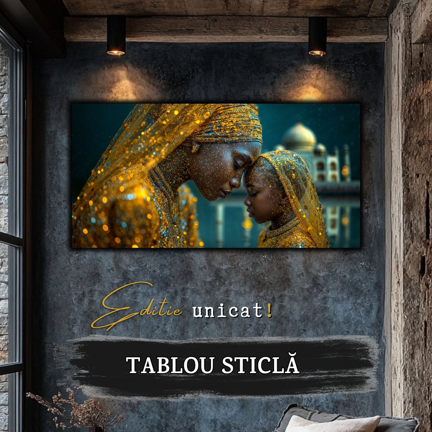 Tablou unicat pe sticla securizata - The Lost Temple - No 32