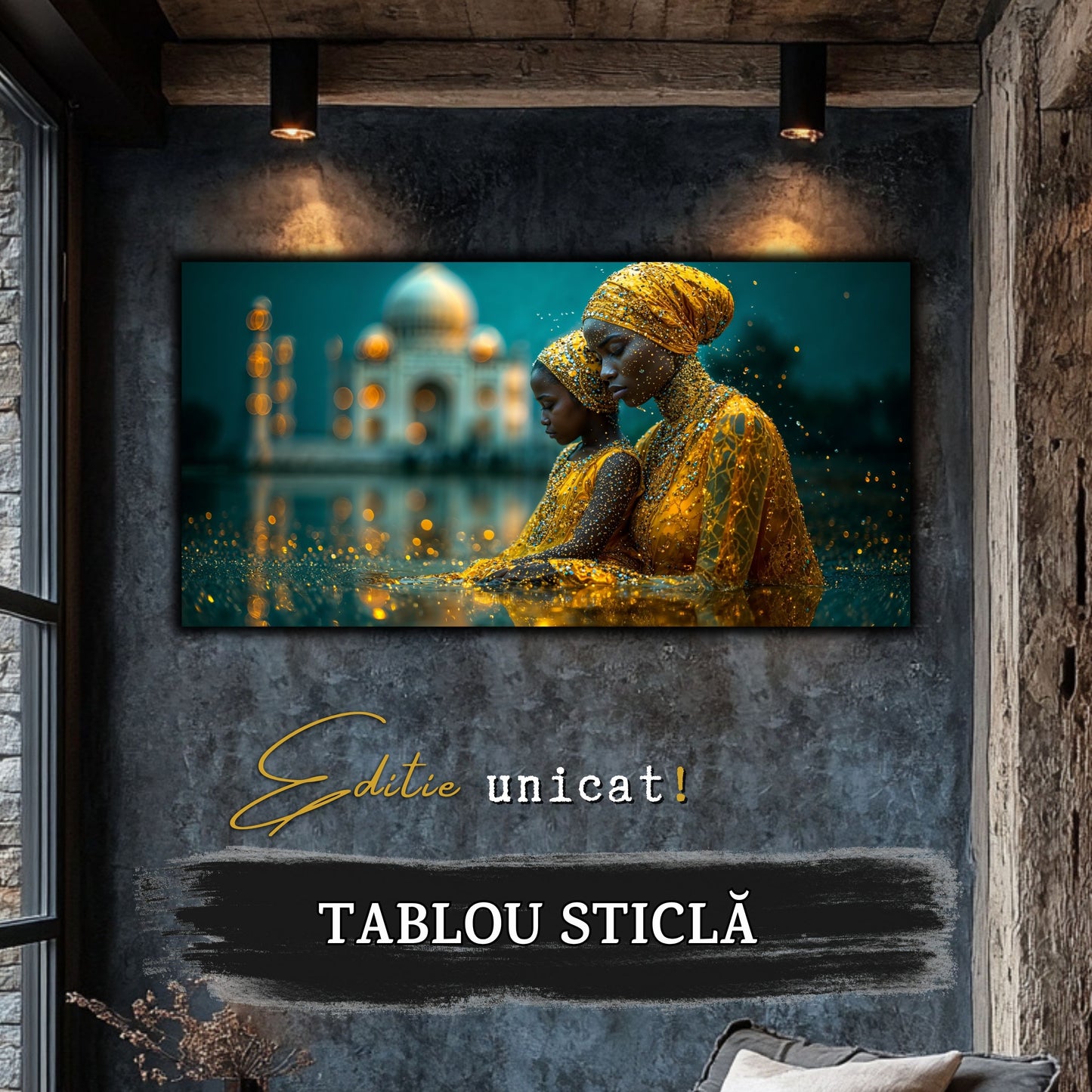 Tablou unicat pe sticla securizata - The Lost Temple - No 12