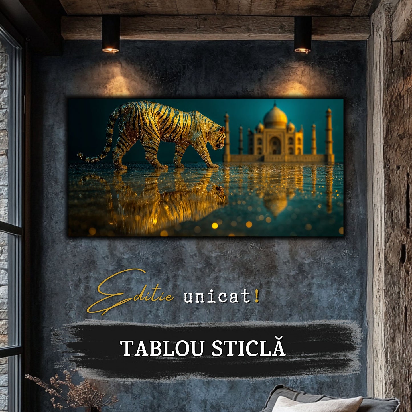 Tablou unicat pe sticla securizata - The Lost Temple - No 13