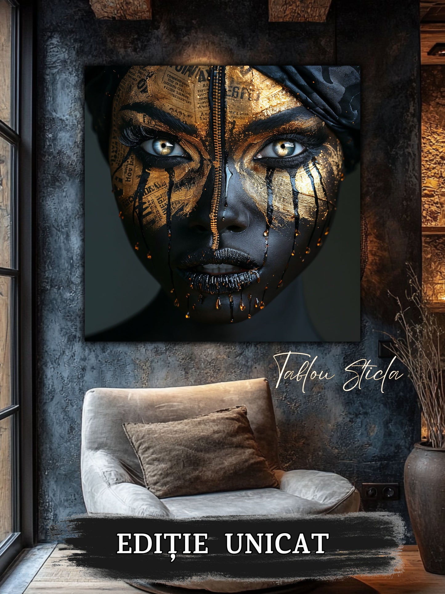 Dark Zen - Tablou Sticla Securizata - 08