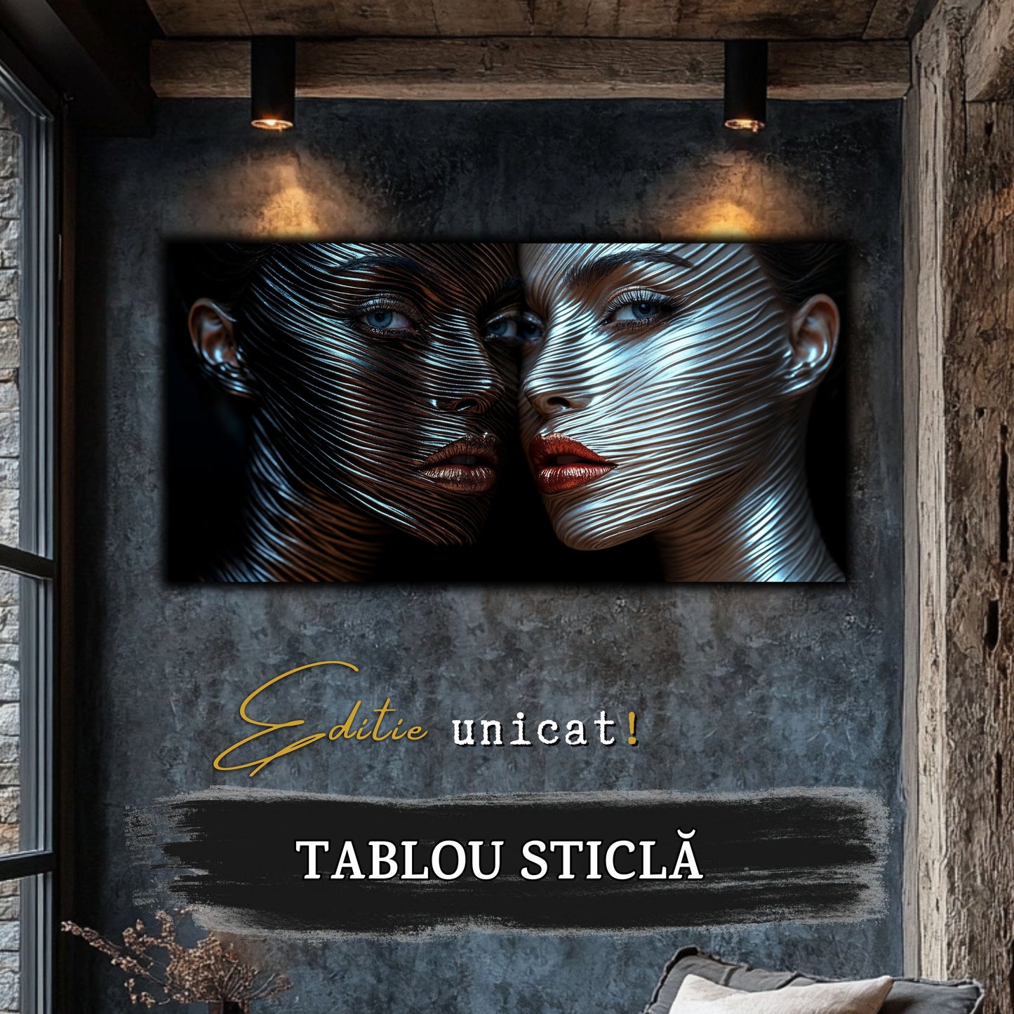 Innerverse - Tablou Sticla - Unicat - no28