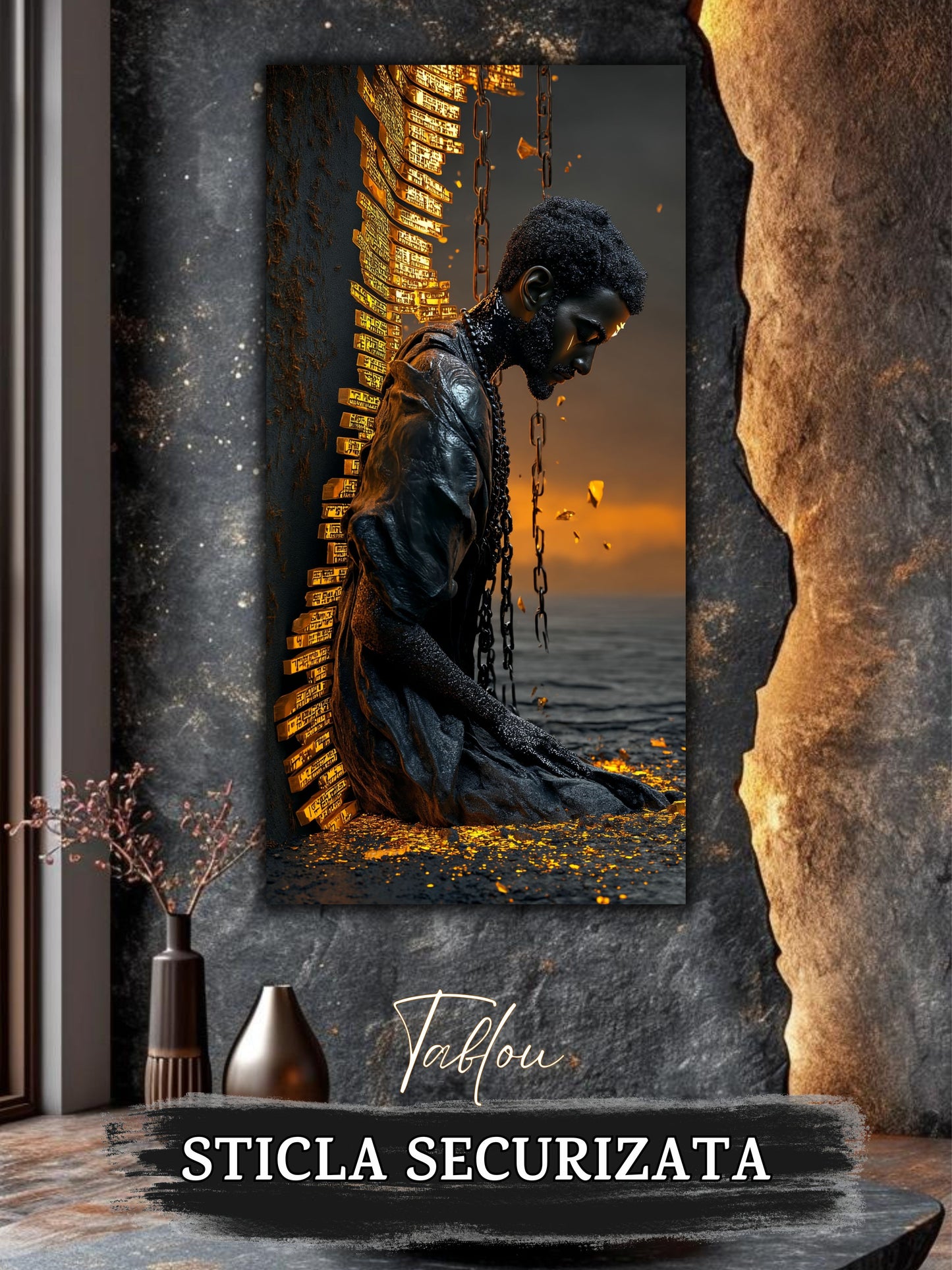 Tablou unicat pe sticla securizata - Let Go - No V25