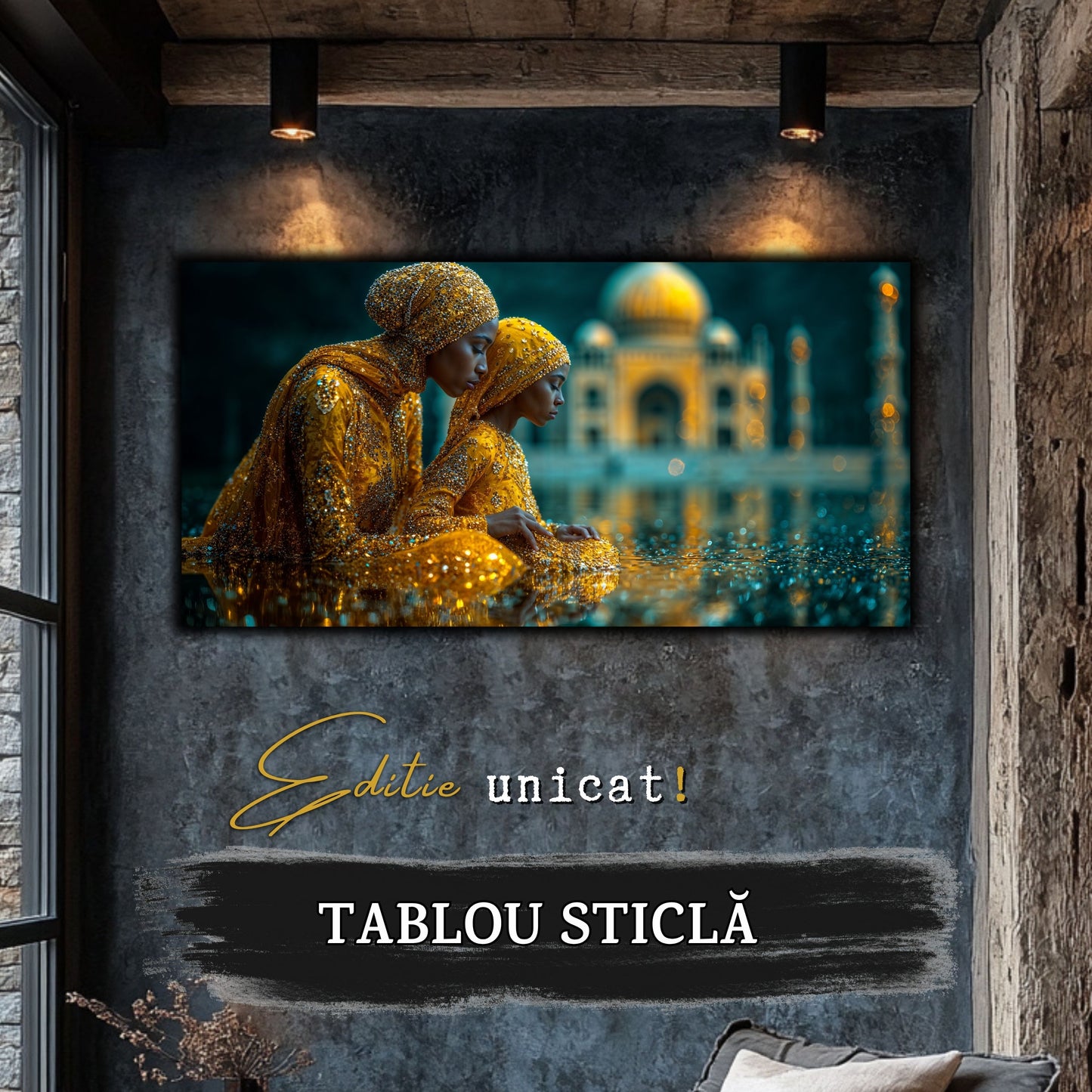 Tablou unicat pe sticla securizata - The Lost Temple - No 10