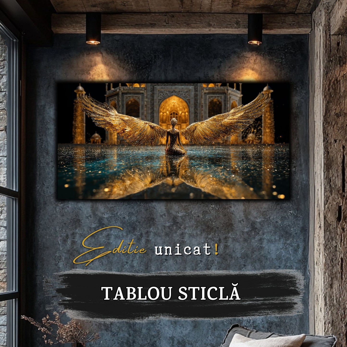 Tablou unicat pe sticla securizata - The Lost Temple - No 22