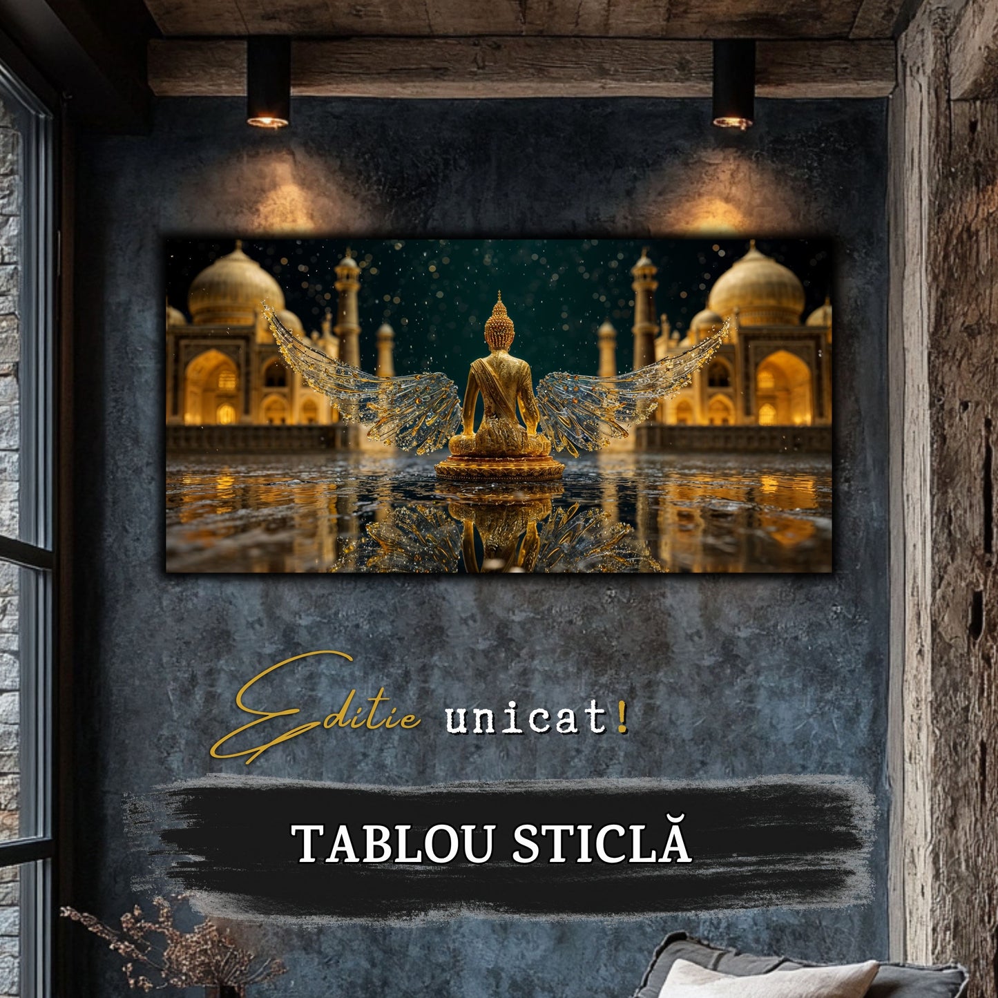 Tablou unicat pe sticla securizata - The Lost Temple - No 39