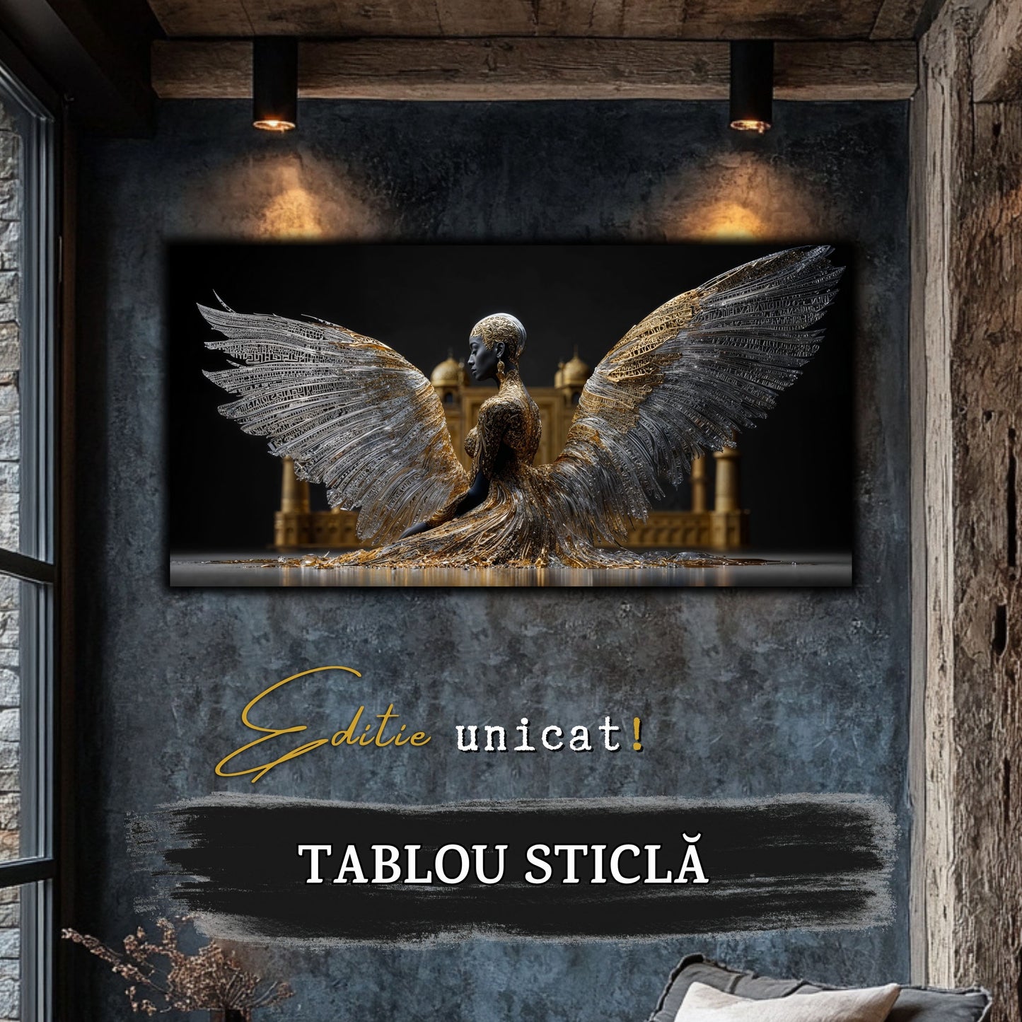 Tablou unicat pe sticla securizata - The Lost Temple - No 09