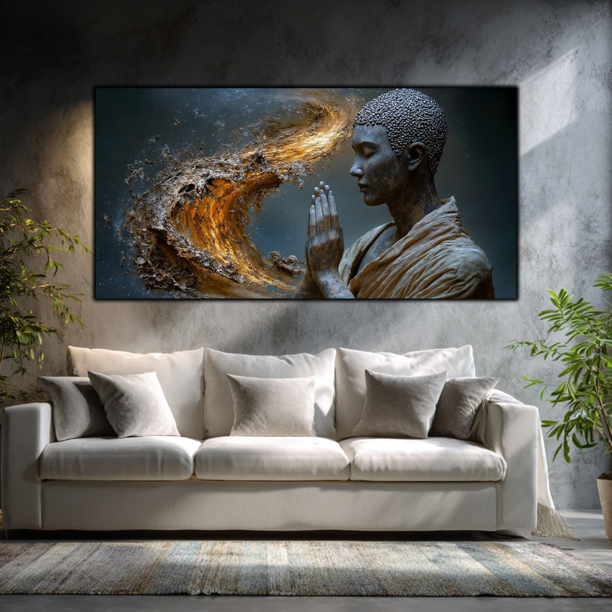 Tablou Abstract Living – Paza flăcării interioare