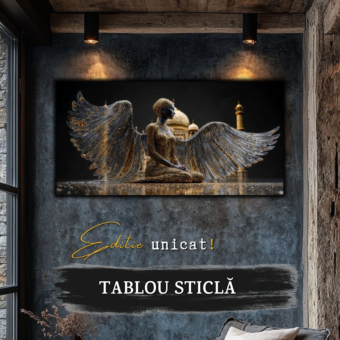 Tablou unicat pe sticla securizata - The Lost Temple - No 07