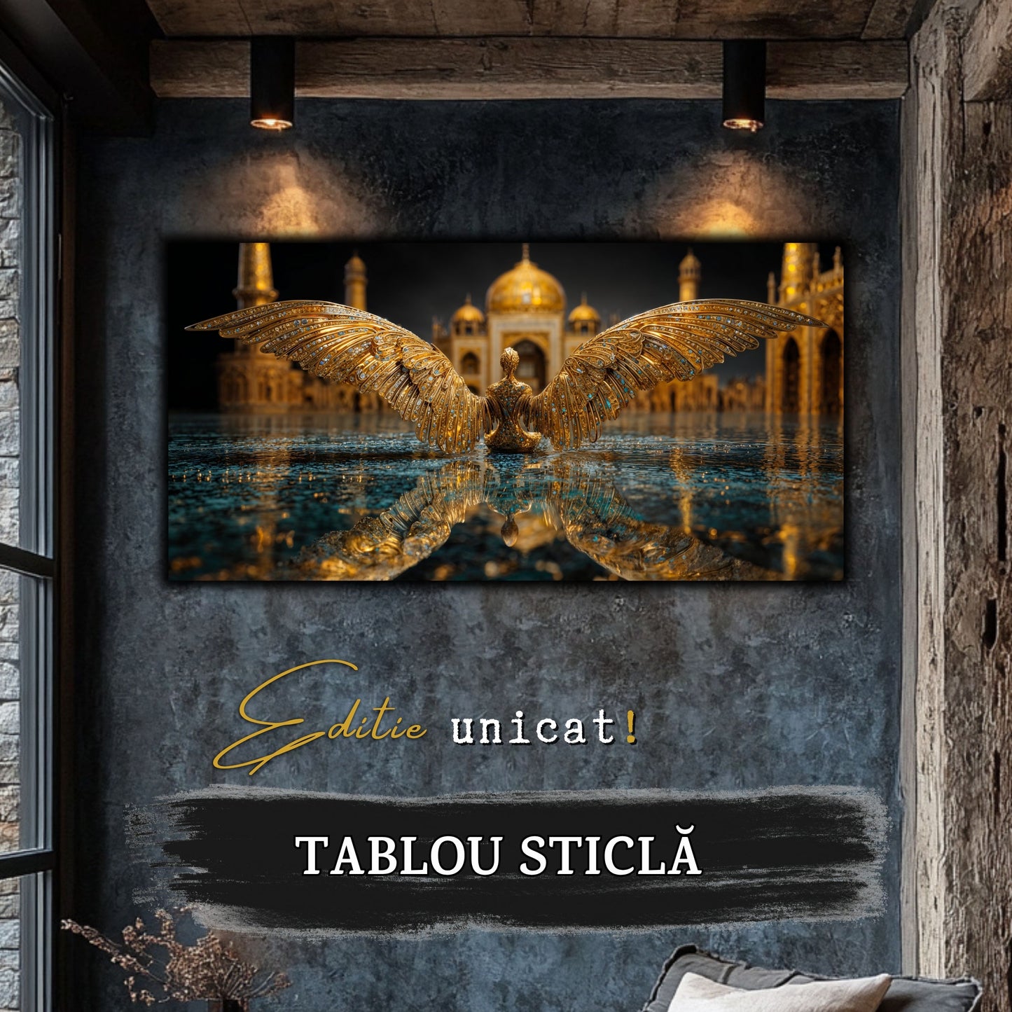 Tablou unicat pe sticla securizata - The Lost Temple - No 24