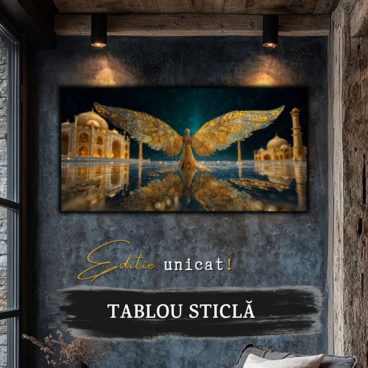 Tablou unicat pe sticla securizata - The Lost Temple - No 35