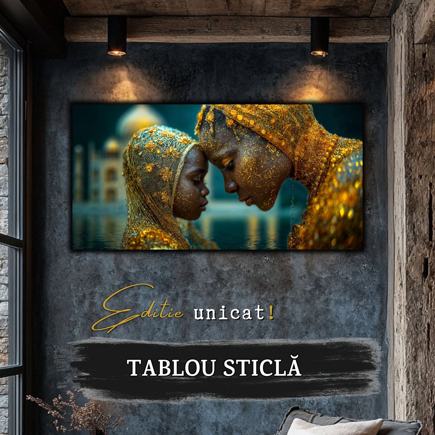 Tablou unicat pe sticla securizata - The Lost Temple - No 38