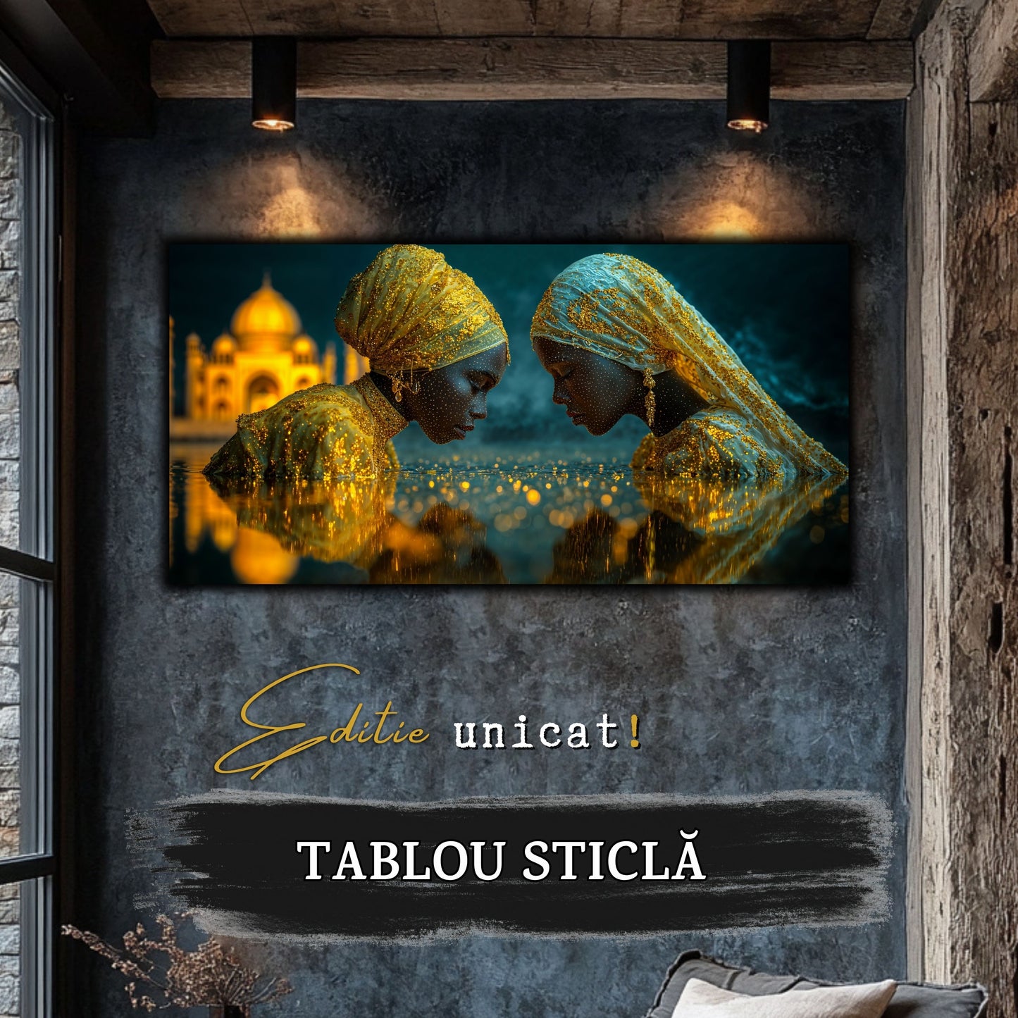 Tablou unicat pe sticla securizata - The Lost Temple - No 17