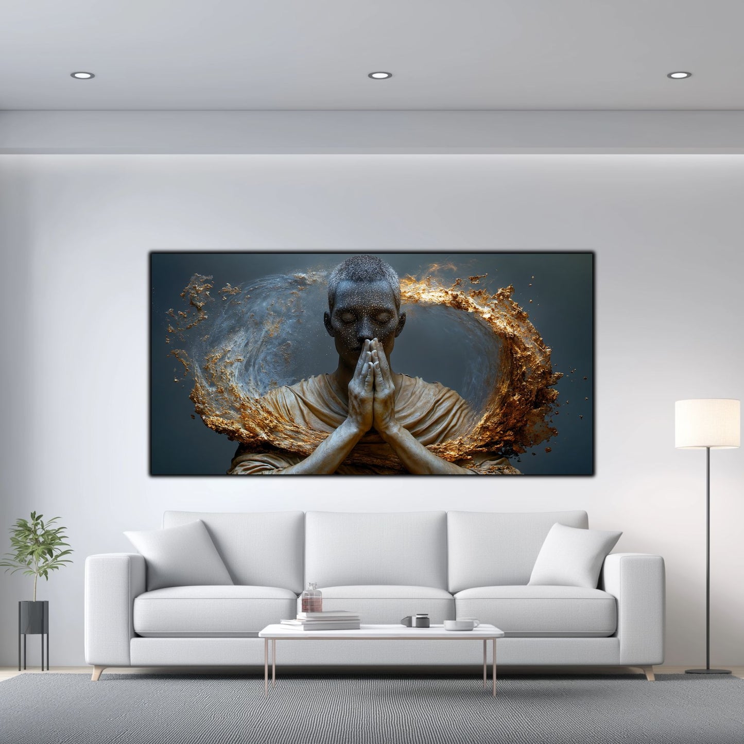 Tablou Decorativ pe Sticla Securizata – Ideal pt Dormitor si Living - Beyond Stardust No19