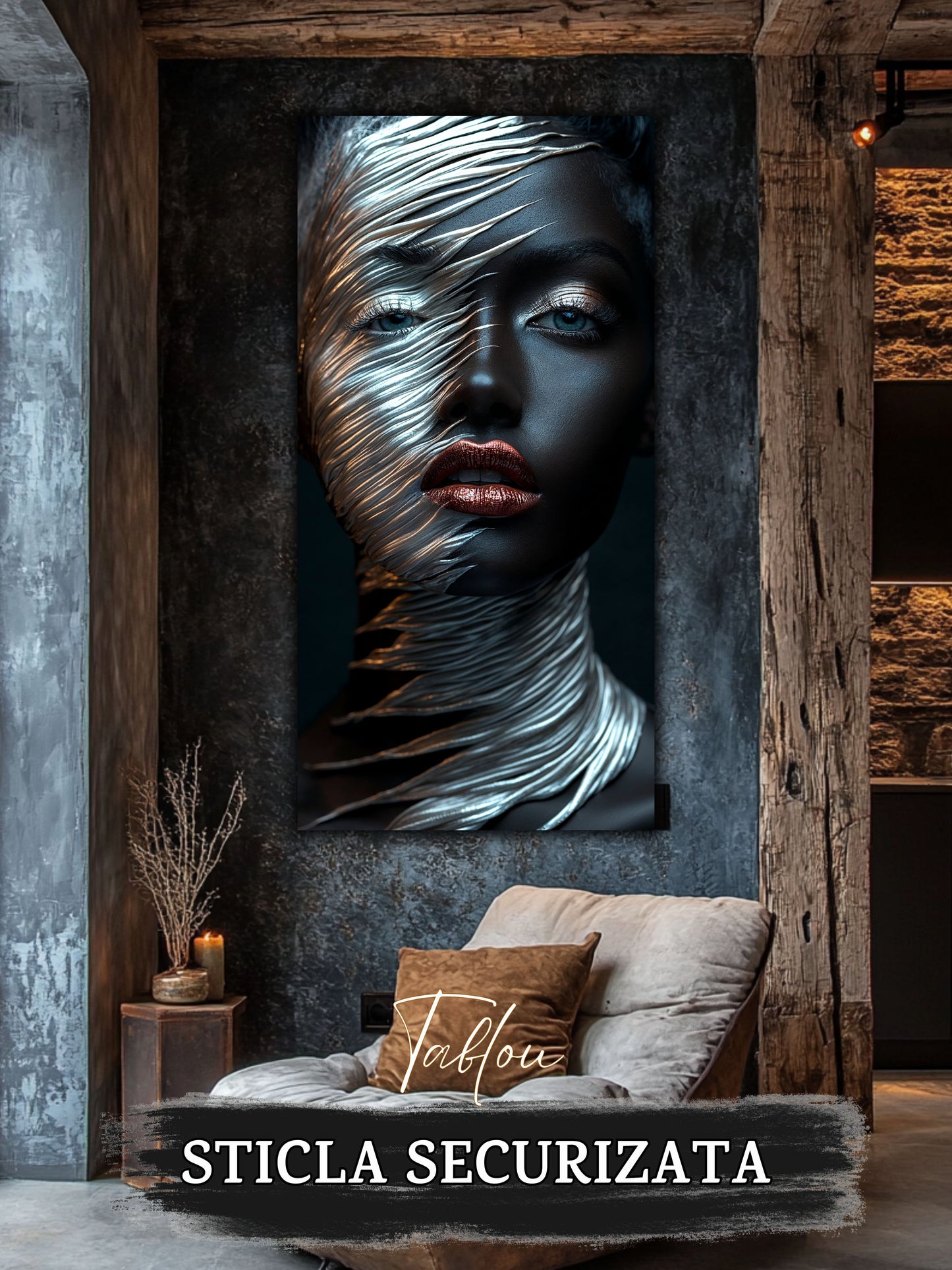 Innerverse - Tablou Sticla - Unicat - no26