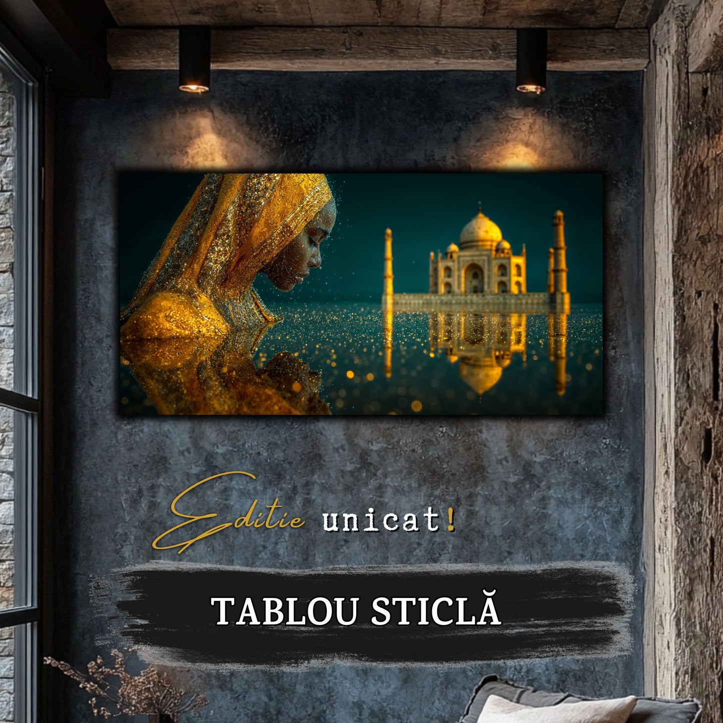 Tablou unicat pe sticla securizata - The Lost Temple - No 25