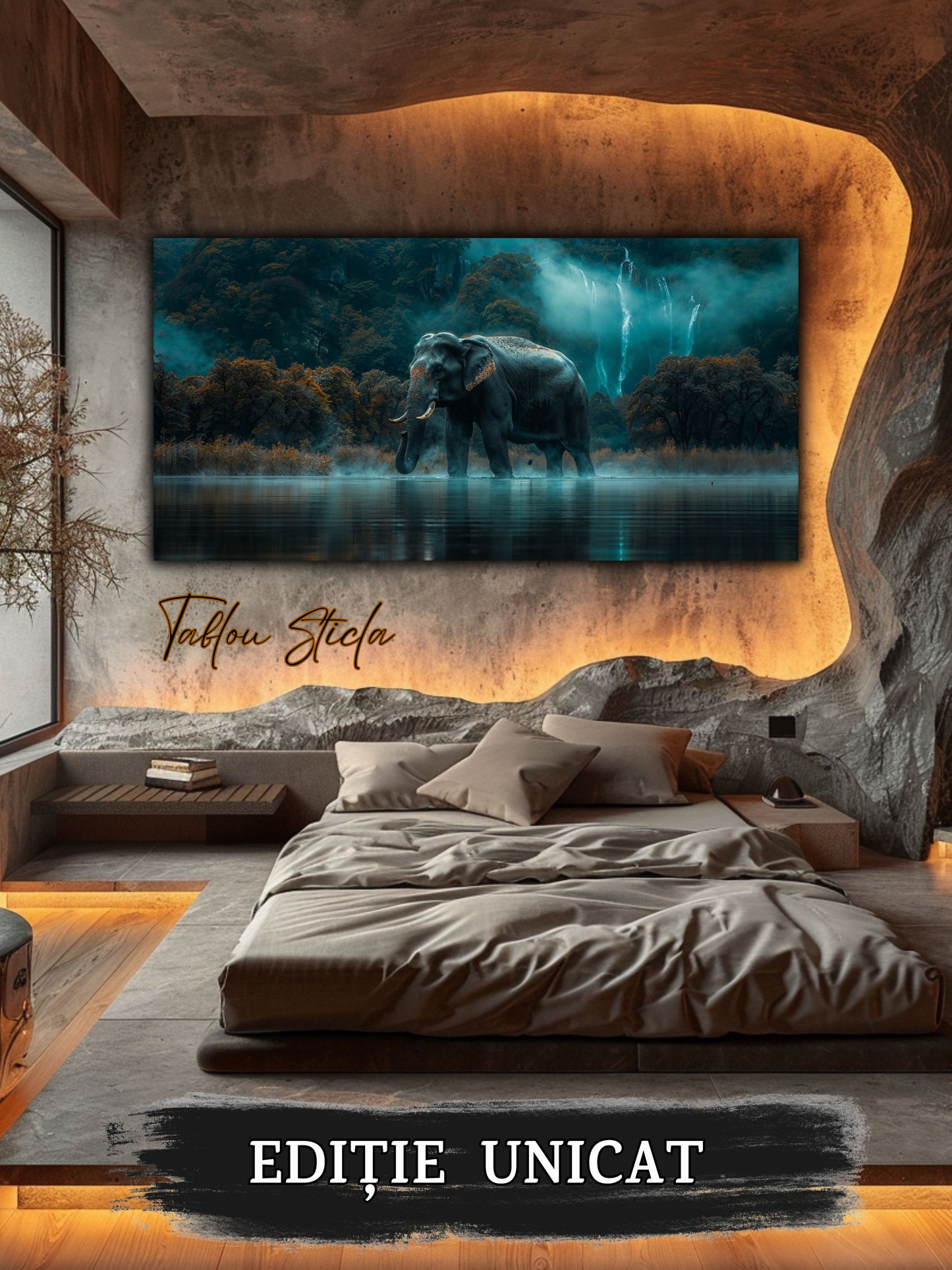 Magnific Titan - Tablou Sticla Securizata - 15