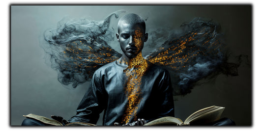 Beyond Meditation - Tablouri moderne pe sticla securizata pentru living contemporan NO30