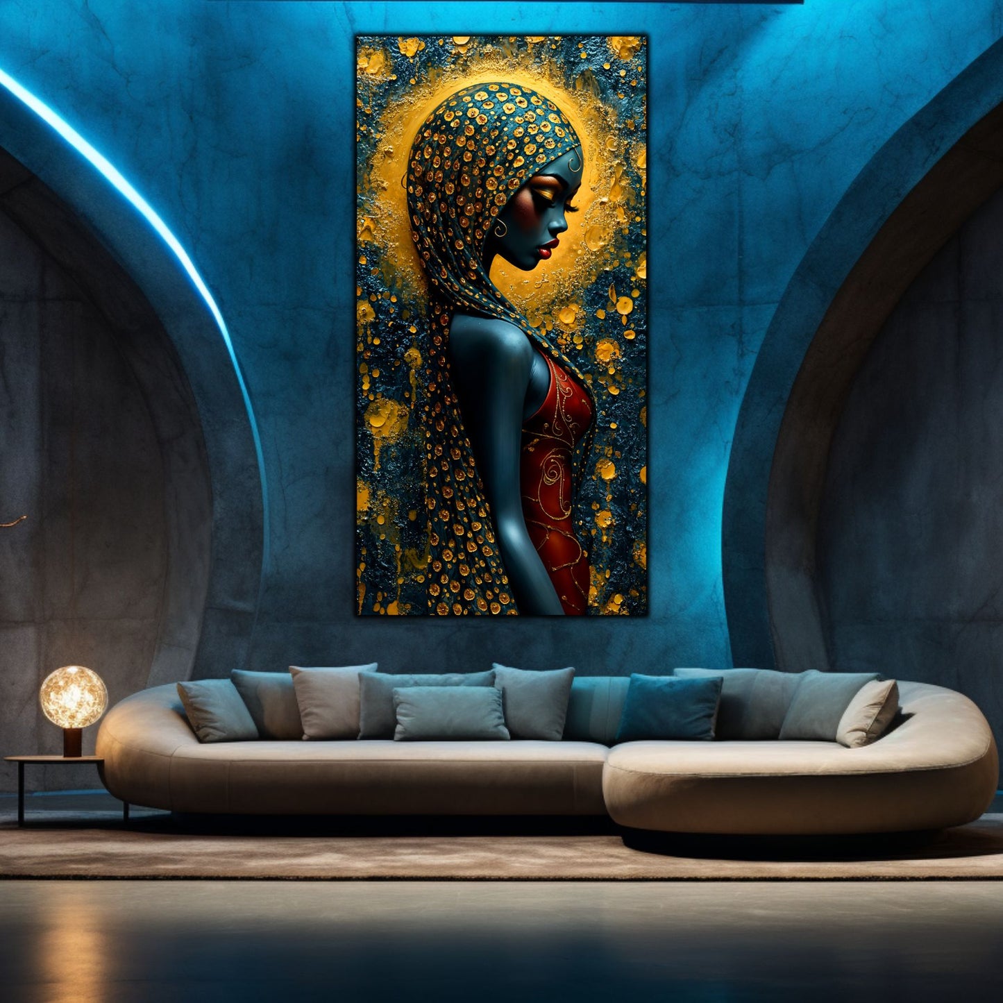 Tablou unicat din sticlă securizată Beyond Origin - No17