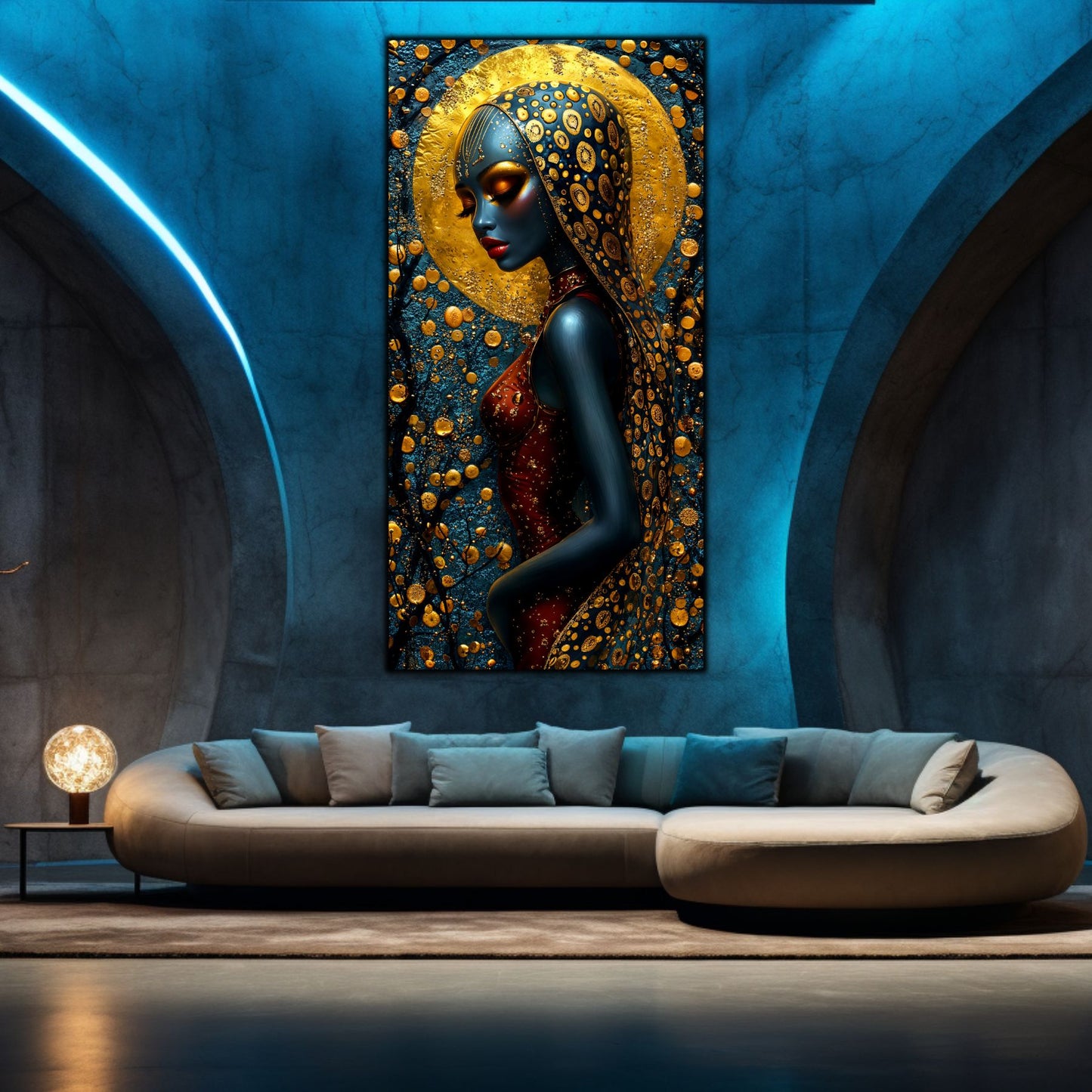 Tablou unicat din sticlă securizată Beyond Origin - No14