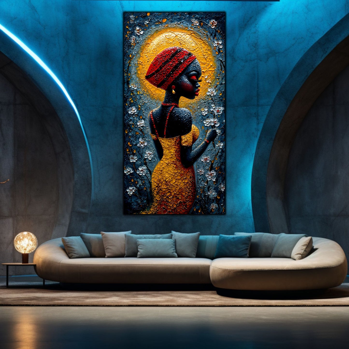 Tablou unicat din sticlă securizată Beyond Origin - No16