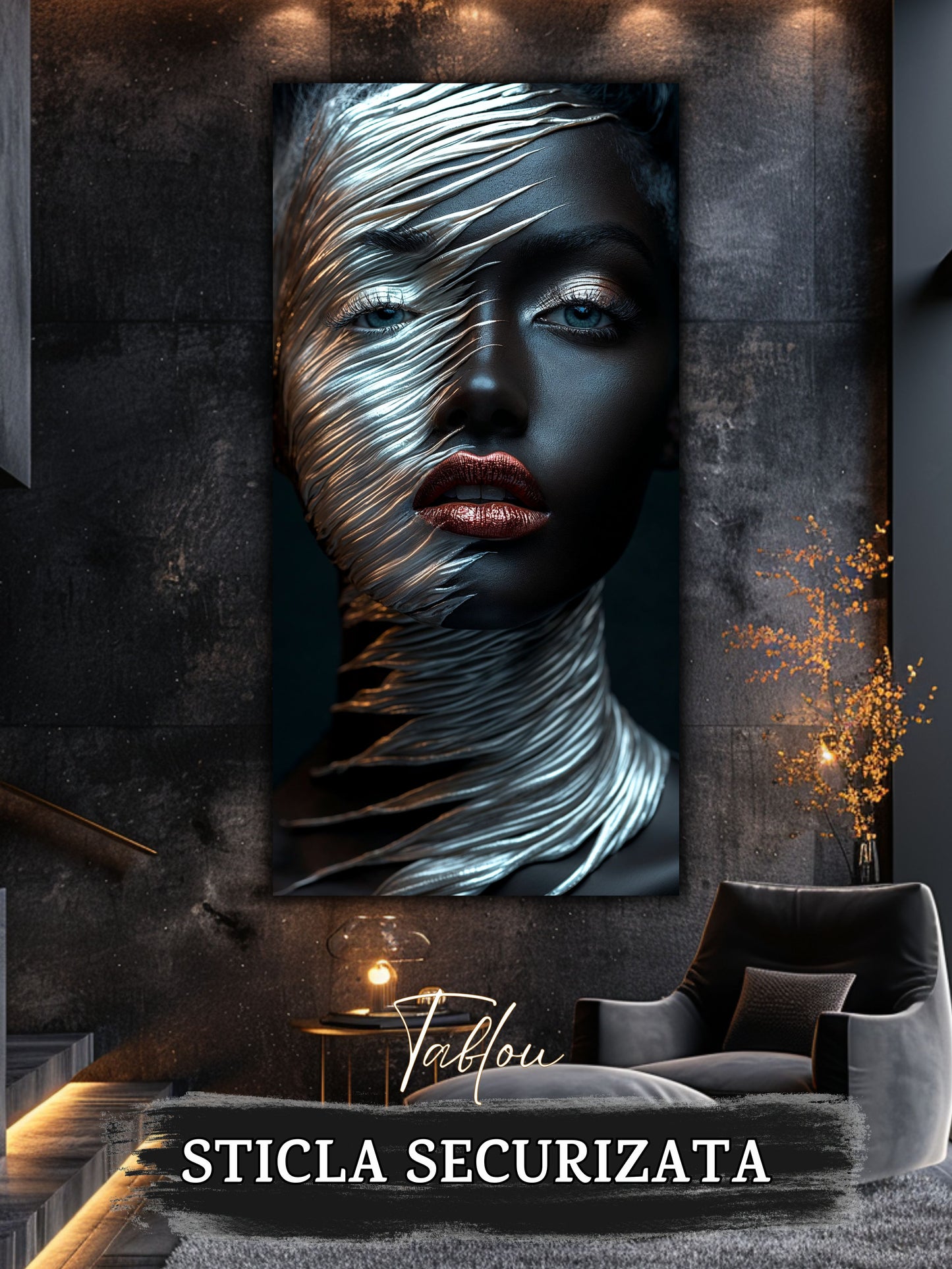 Innerverse - Tablou Sticla - Unicat - no26