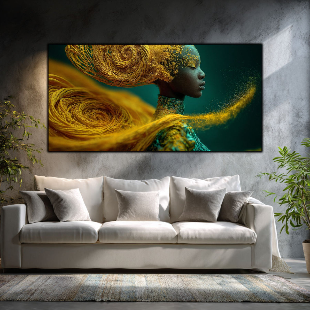 Tablou Dormitor Modern – Firele spiralei solare
