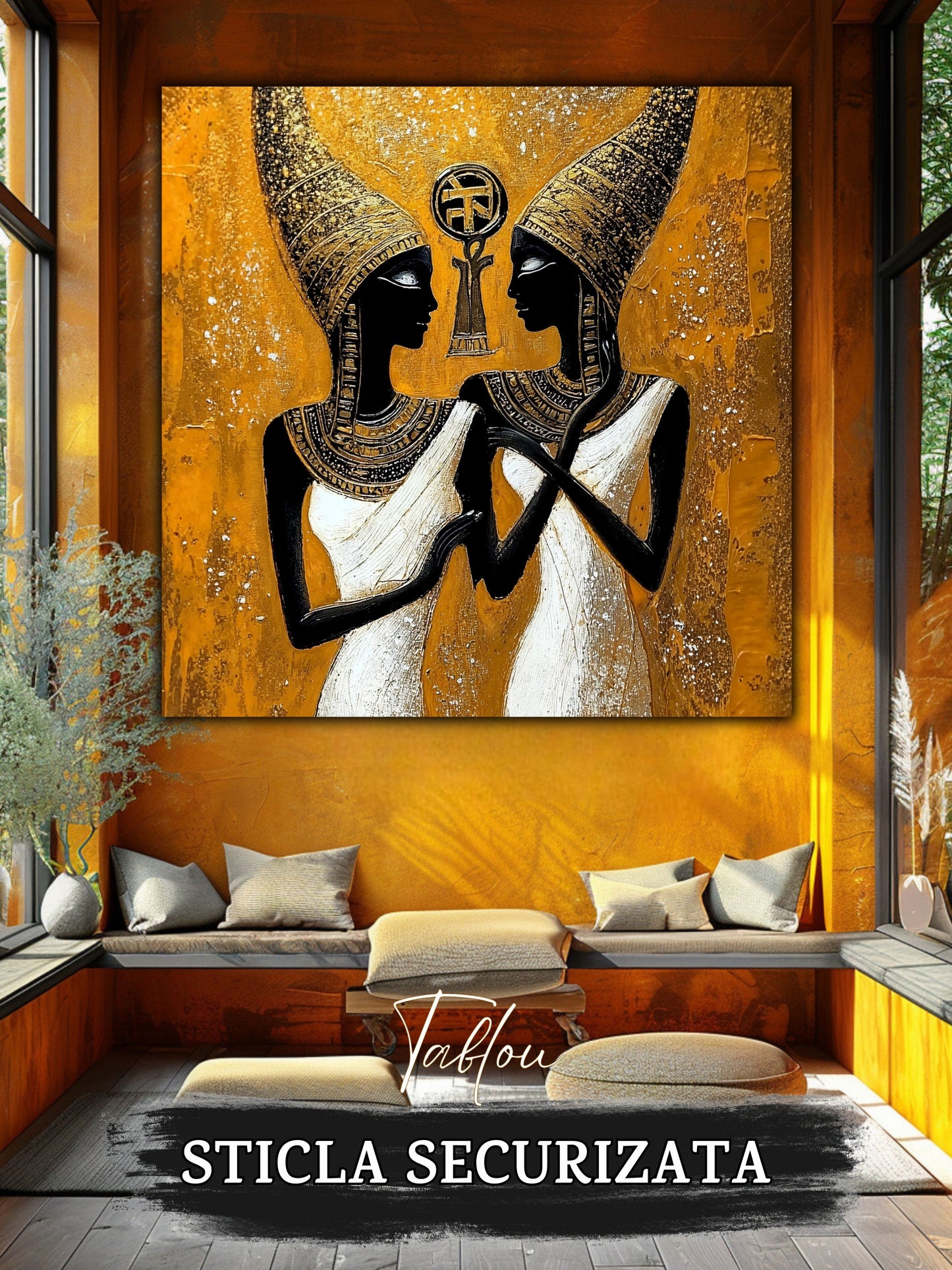 Whispers of the Nile - Tablou Sticla - 29