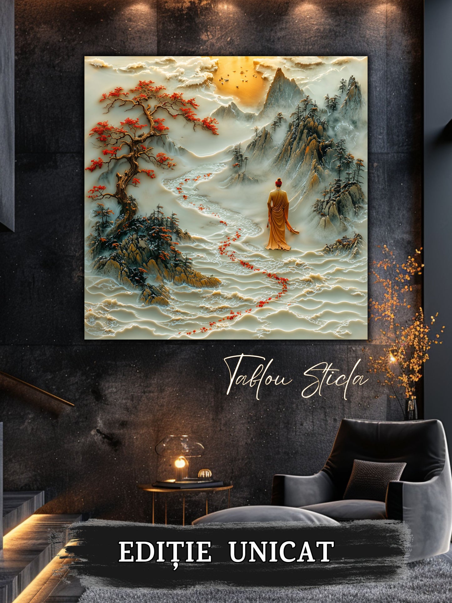 Tablou Sticla - Silk Road - 09
