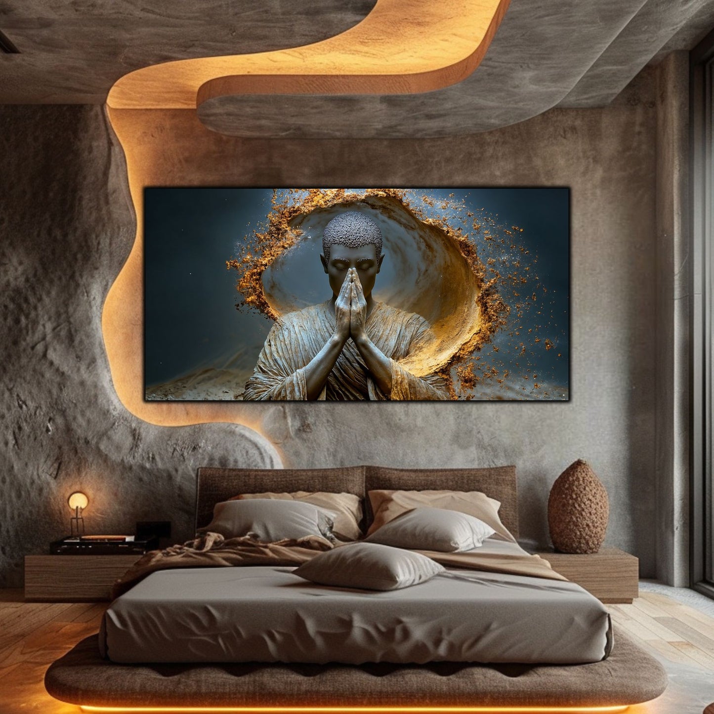 Tablou Decorativ pe Sticla Securizata – Ideal pt Dormitor si Living - Beyond Stardust No31