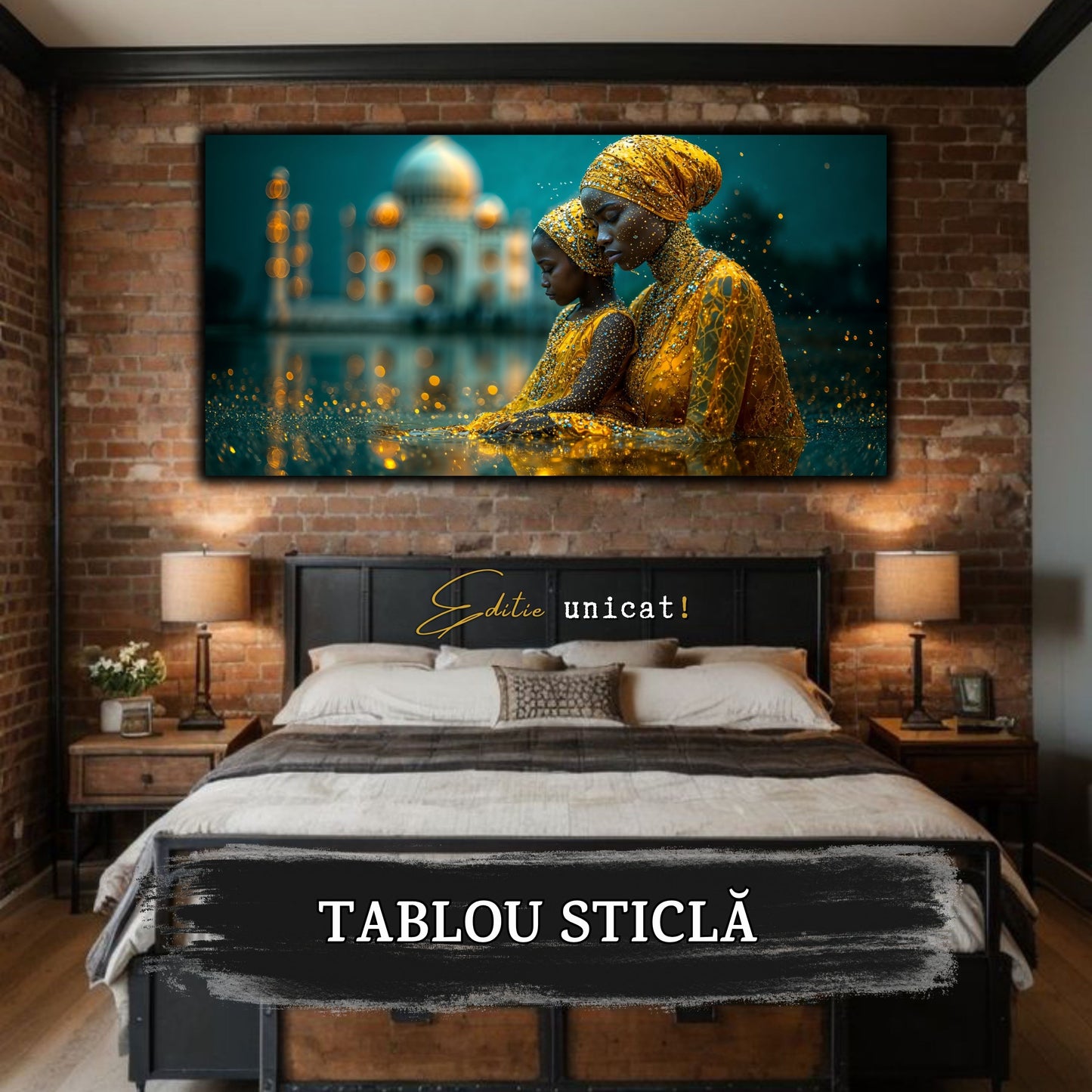 Tablou unicat pe sticla securizata - The Lost Temple - No 12