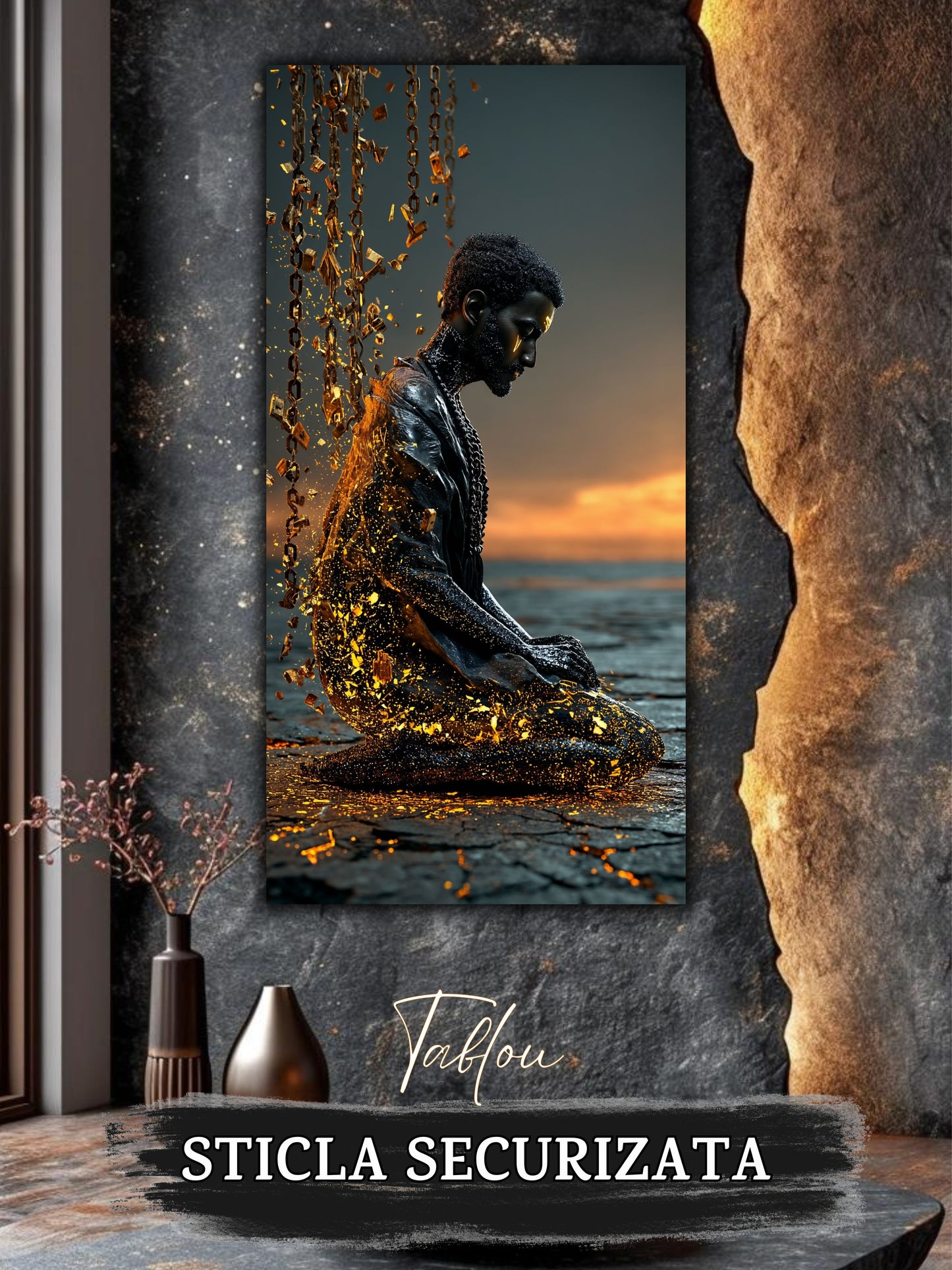 Tablou unicat pe sticla securizata - Let Go - No V36