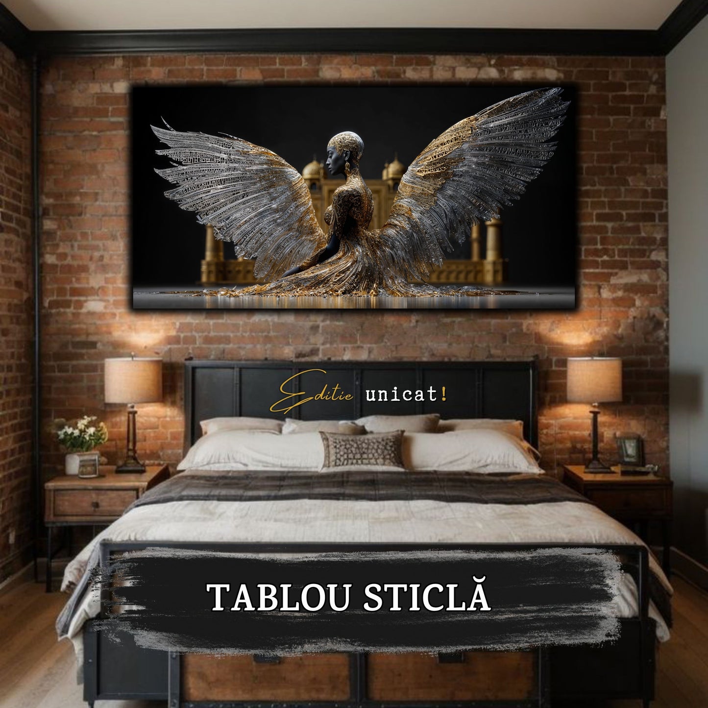 Tablou unicat pe sticla securizata - The Lost Temple - No 09