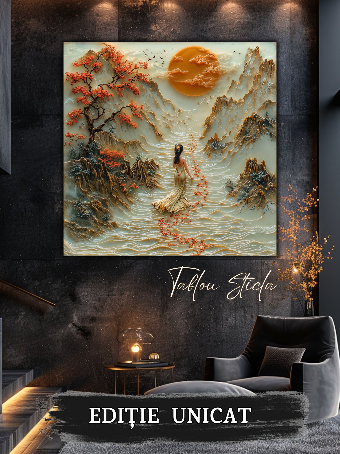 Tablou Sticla - Silk Road - 07