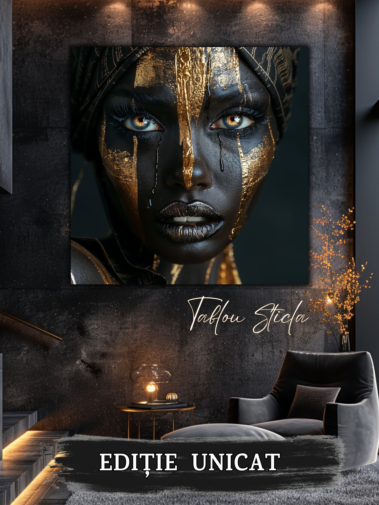 Dark Zen - Tablou Sticla Securizata - 06