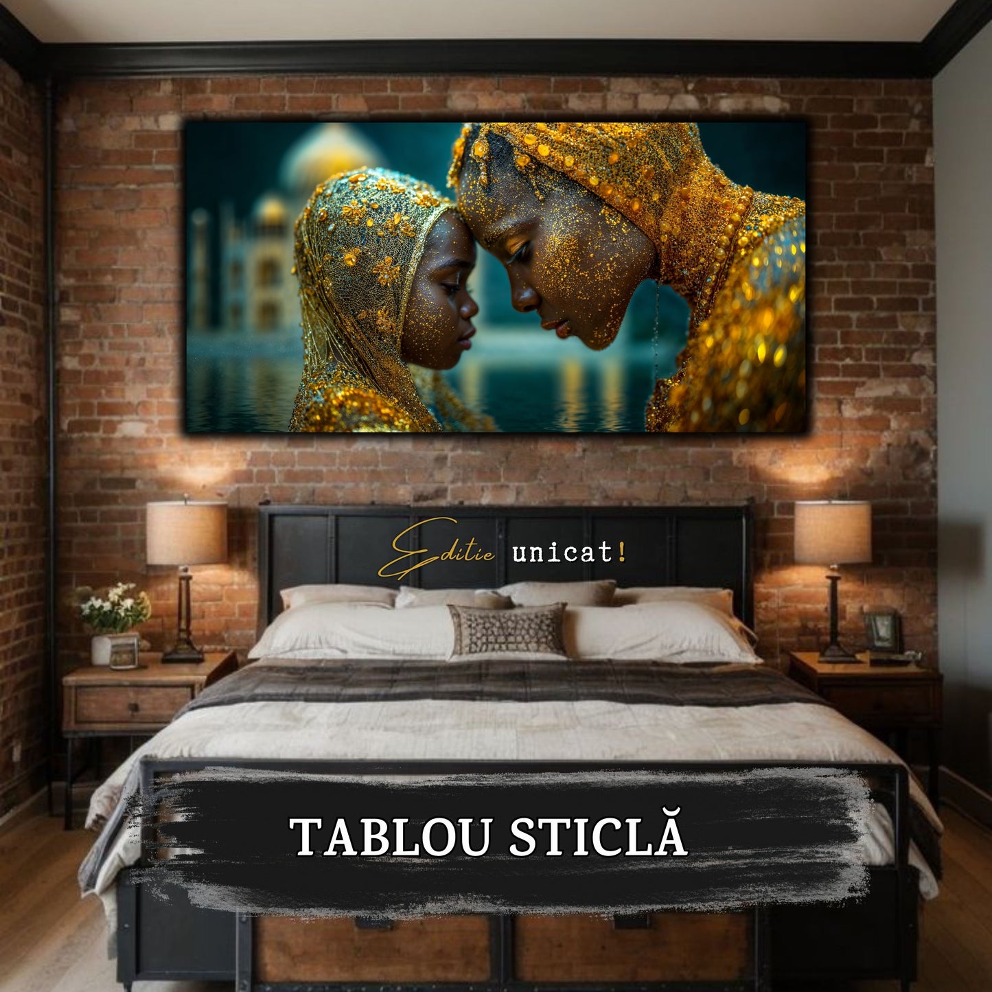 Tablou unicat pe sticla securizata - The Lost Temple - No 38