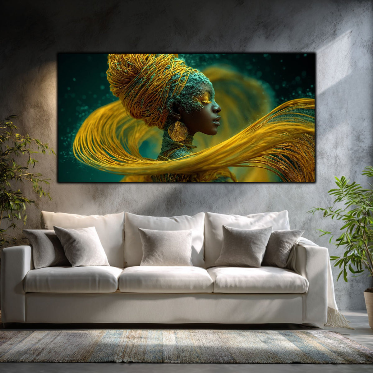 Tablou Dormitor Modern – Firele devenirii de aur