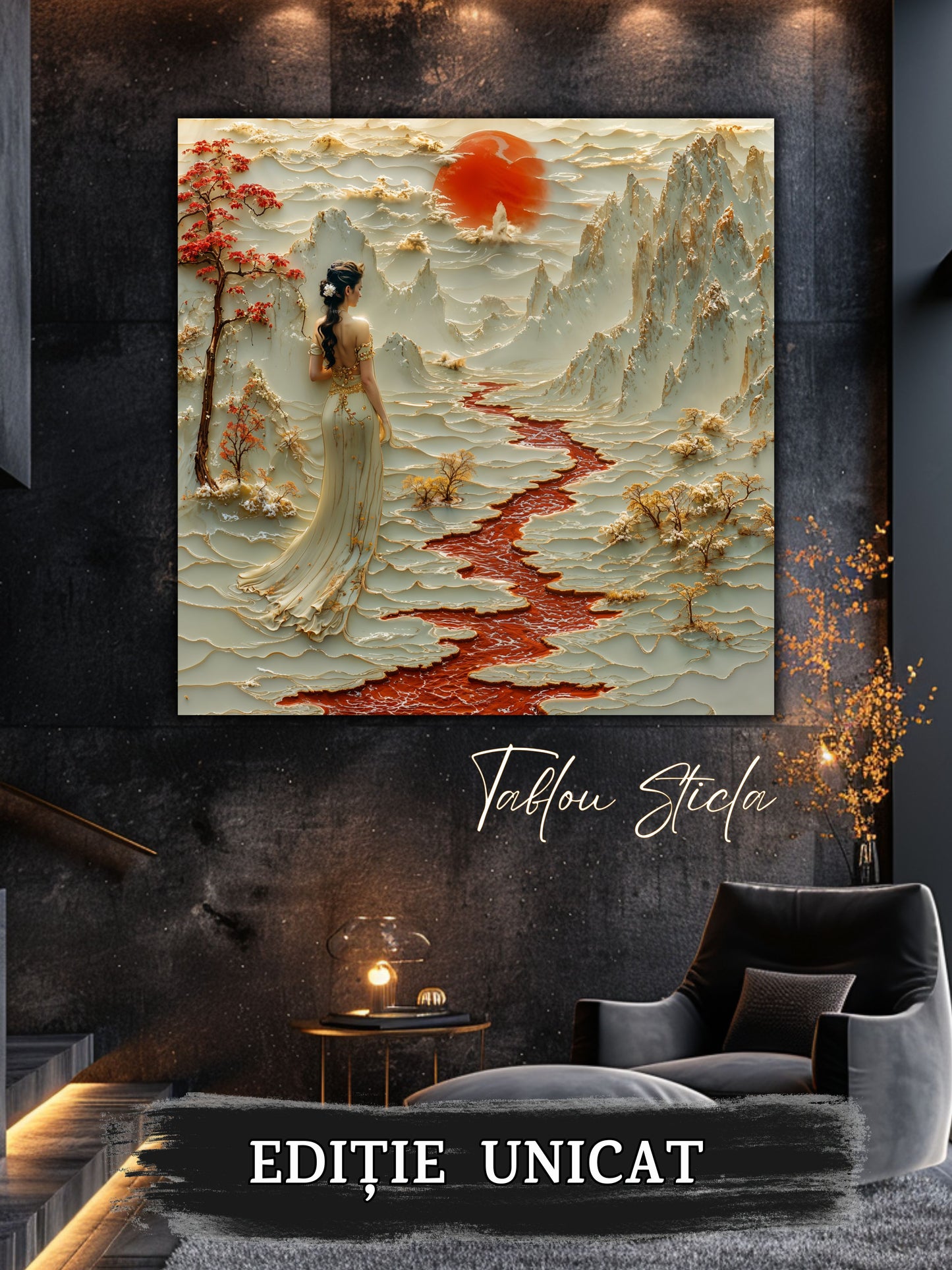 Tablou Sticla - Silk Road - 12