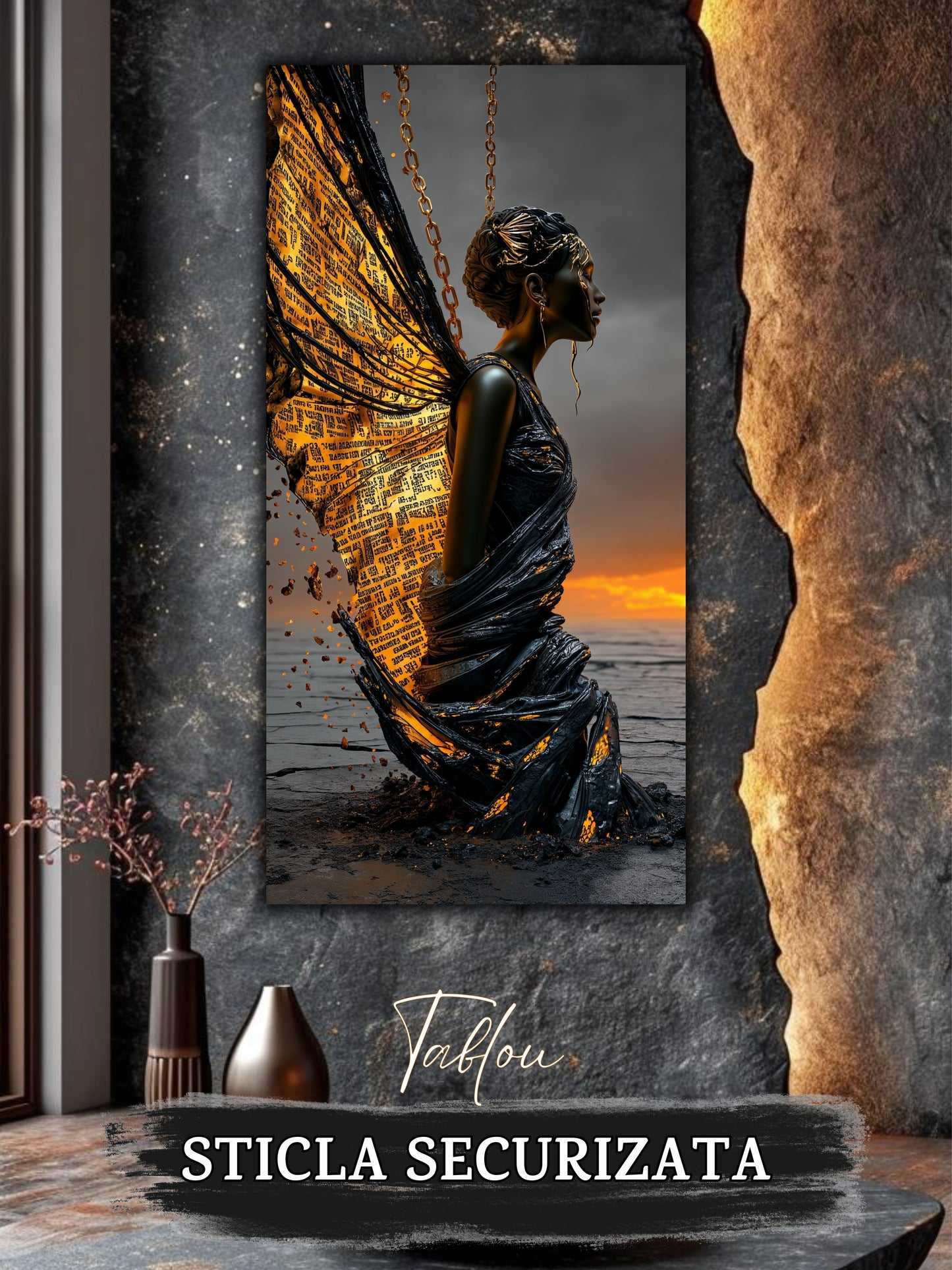 Tablou unicat pe sticla securizata - Let Go - No V35