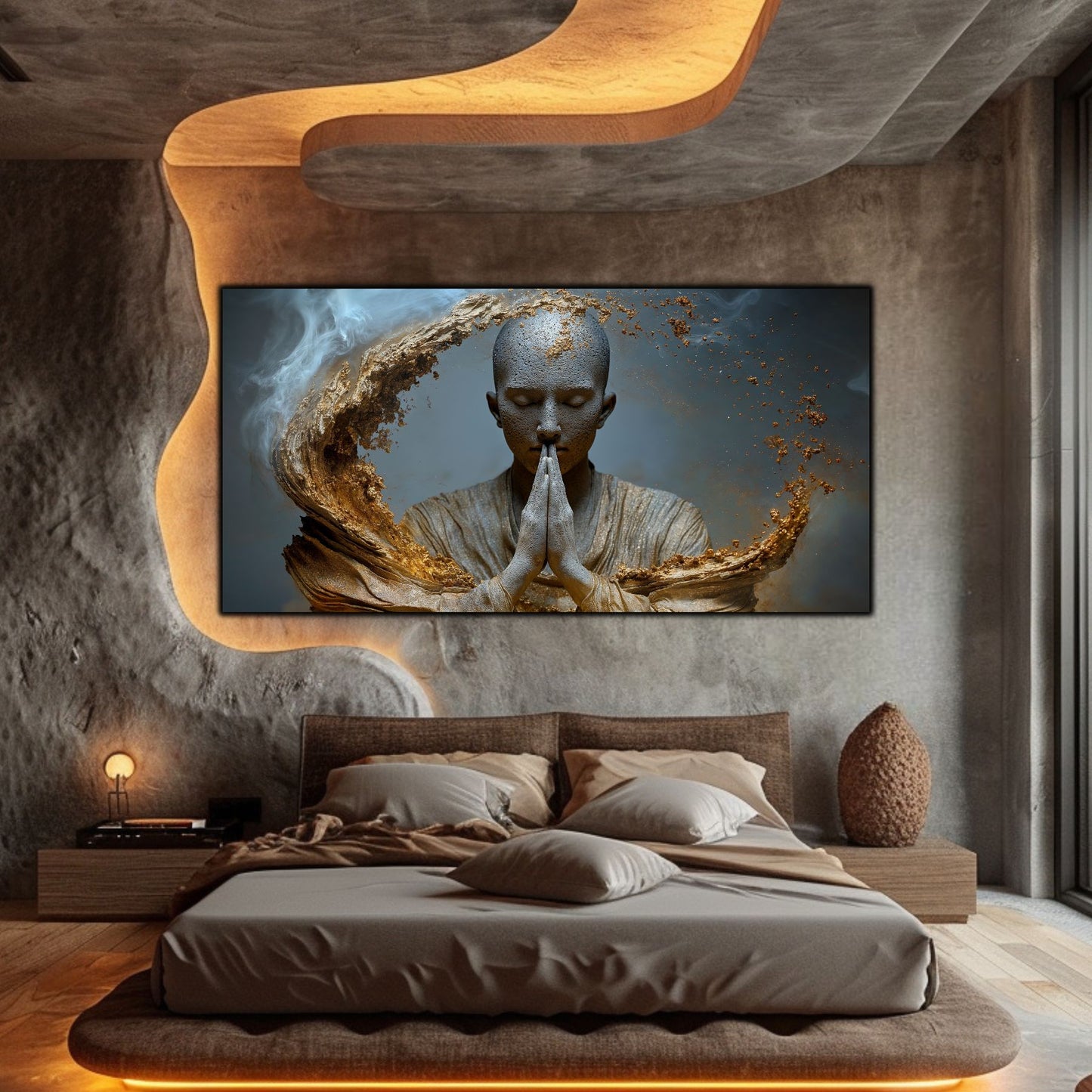Tablou Decorativ pe Sticla Securizata – Ideal pt Dormitor si Living - Beyond Stardust No39