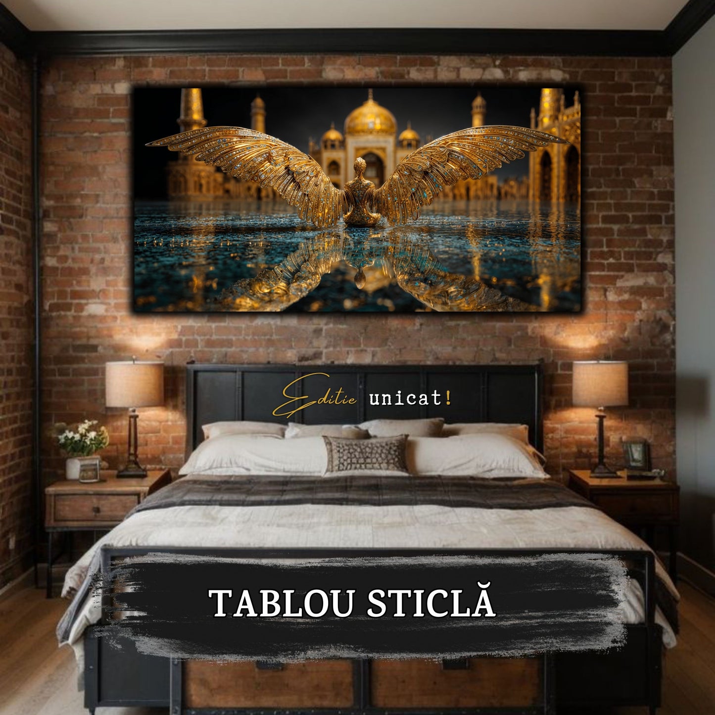 Tablou unicat pe sticla securizata - The Lost Temple - No 24