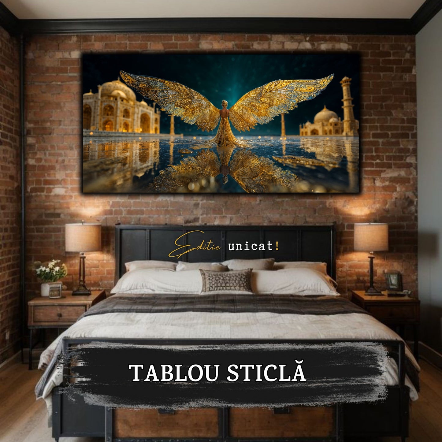 Tablou unicat pe sticla securizata - The Lost Temple - No 35