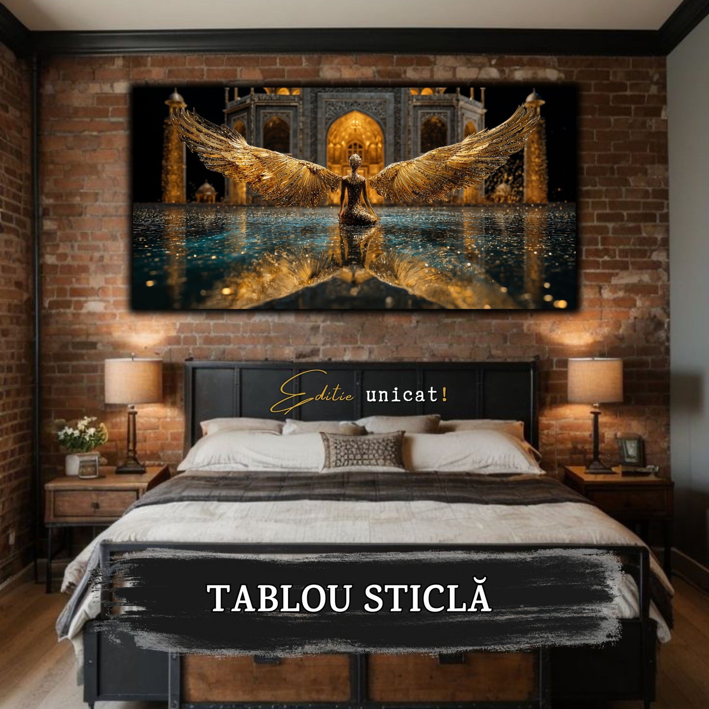 Tablou unicat pe sticla securizata - The Lost Temple - No 22