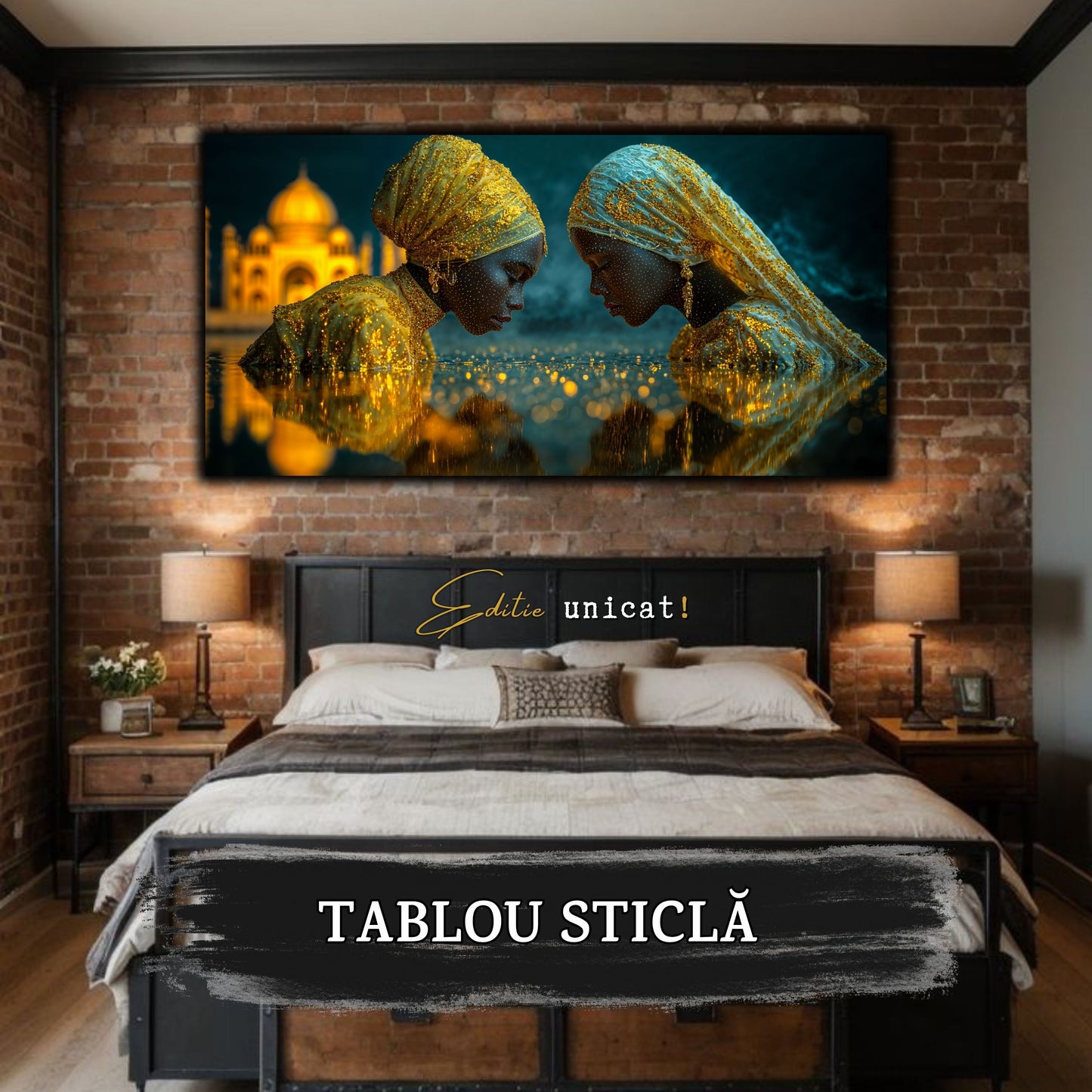 Tablou unicat pe sticla securizata - The Lost Temple - No 17