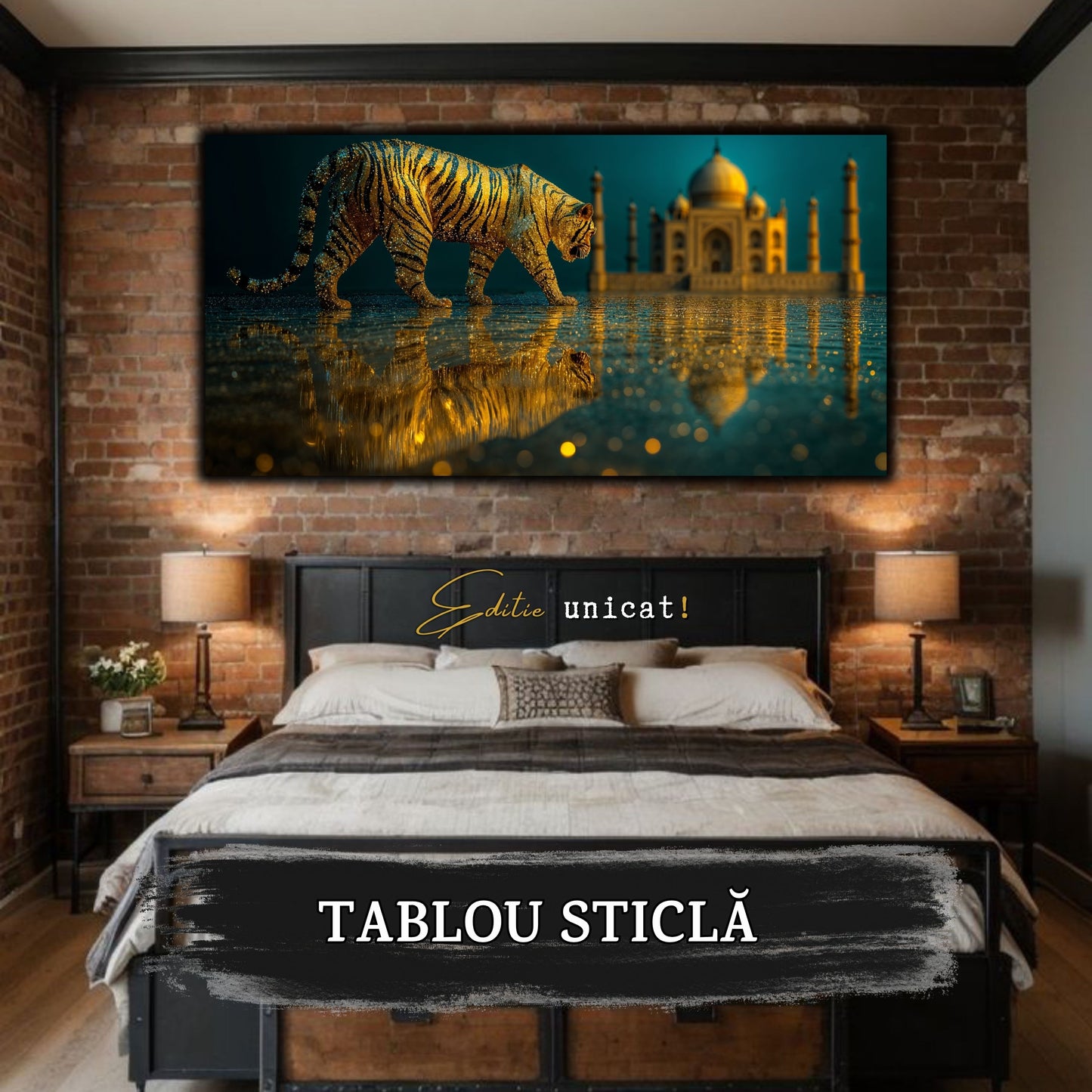 Tablou unicat pe sticla securizata - The Lost Temple - No 13